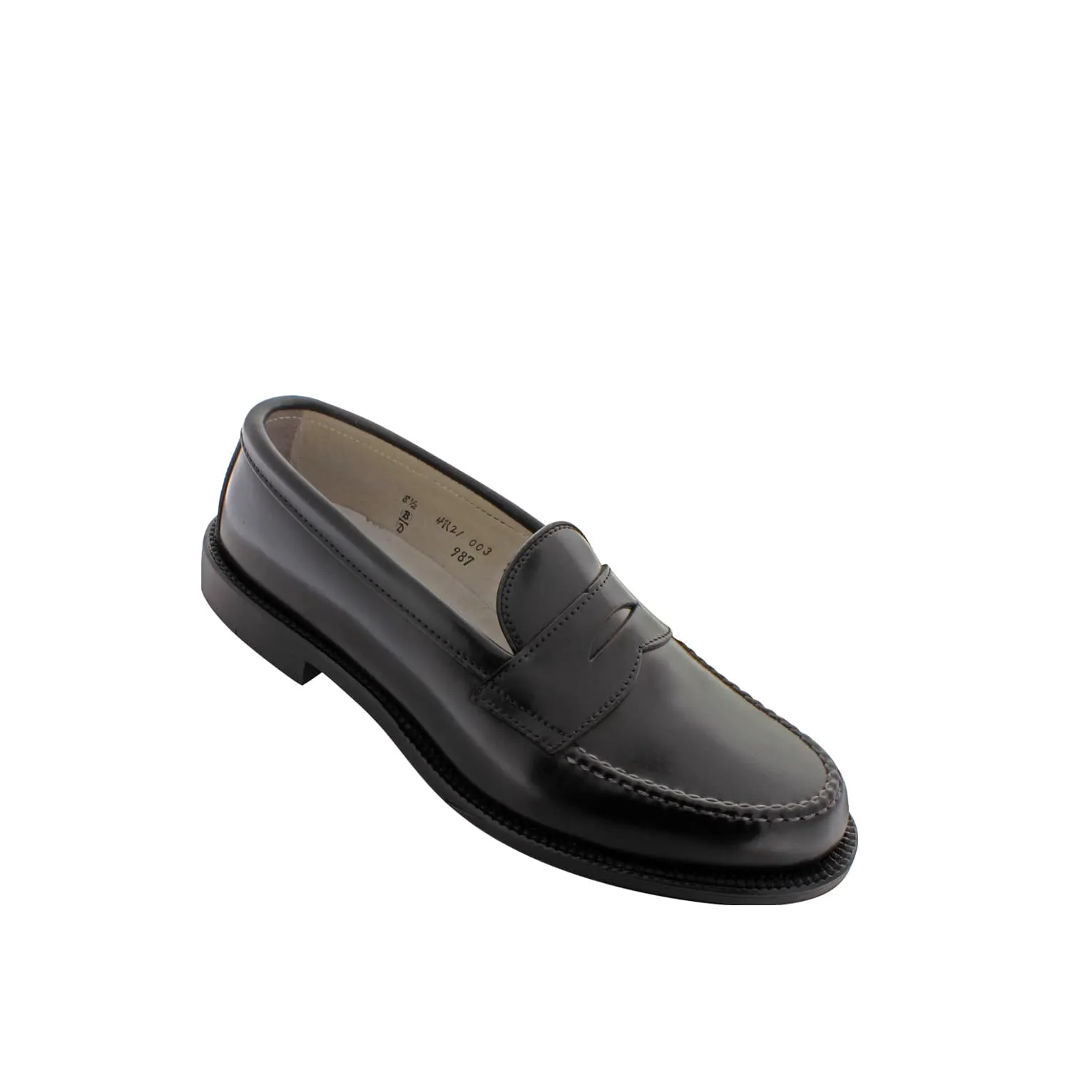 Alden 987 Handsewn Penny Loafer Black Shell Cordovan