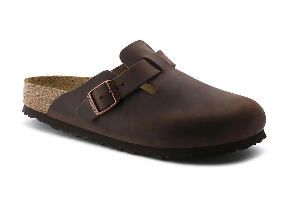 BIRKENSTOCK Boston Soft Footbed Oiled Leather