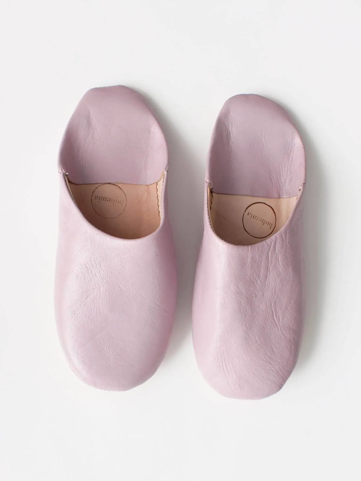 Bohemia Design - Moroccan Babouche Basic Slippers, Vintage Pink