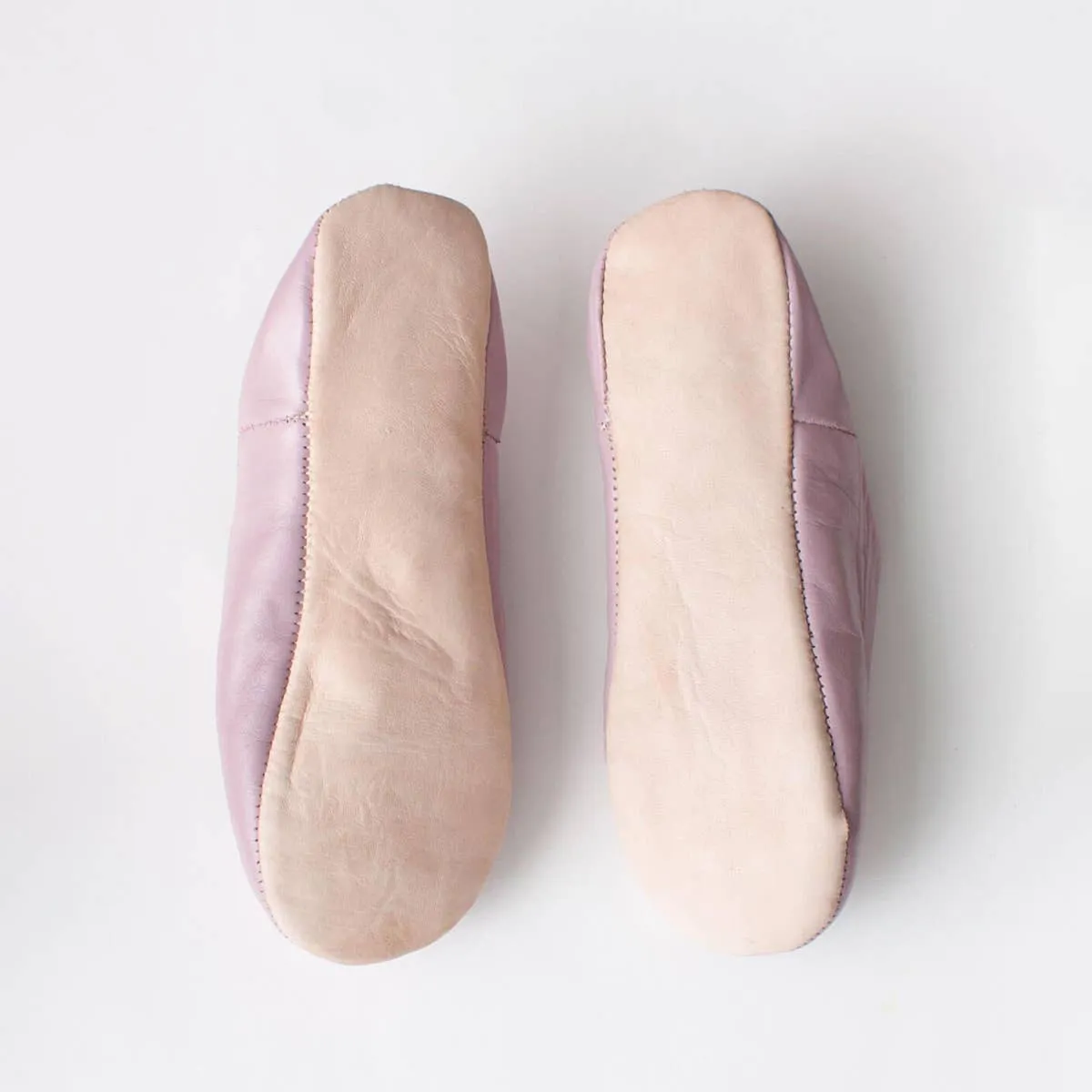 Bohemia Design - Moroccan Babouche Basic Slippers, Vintage Pink