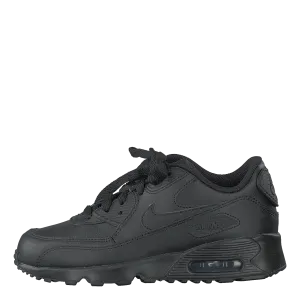 Boys' Air Max 90 Leather Little Kids Black/black