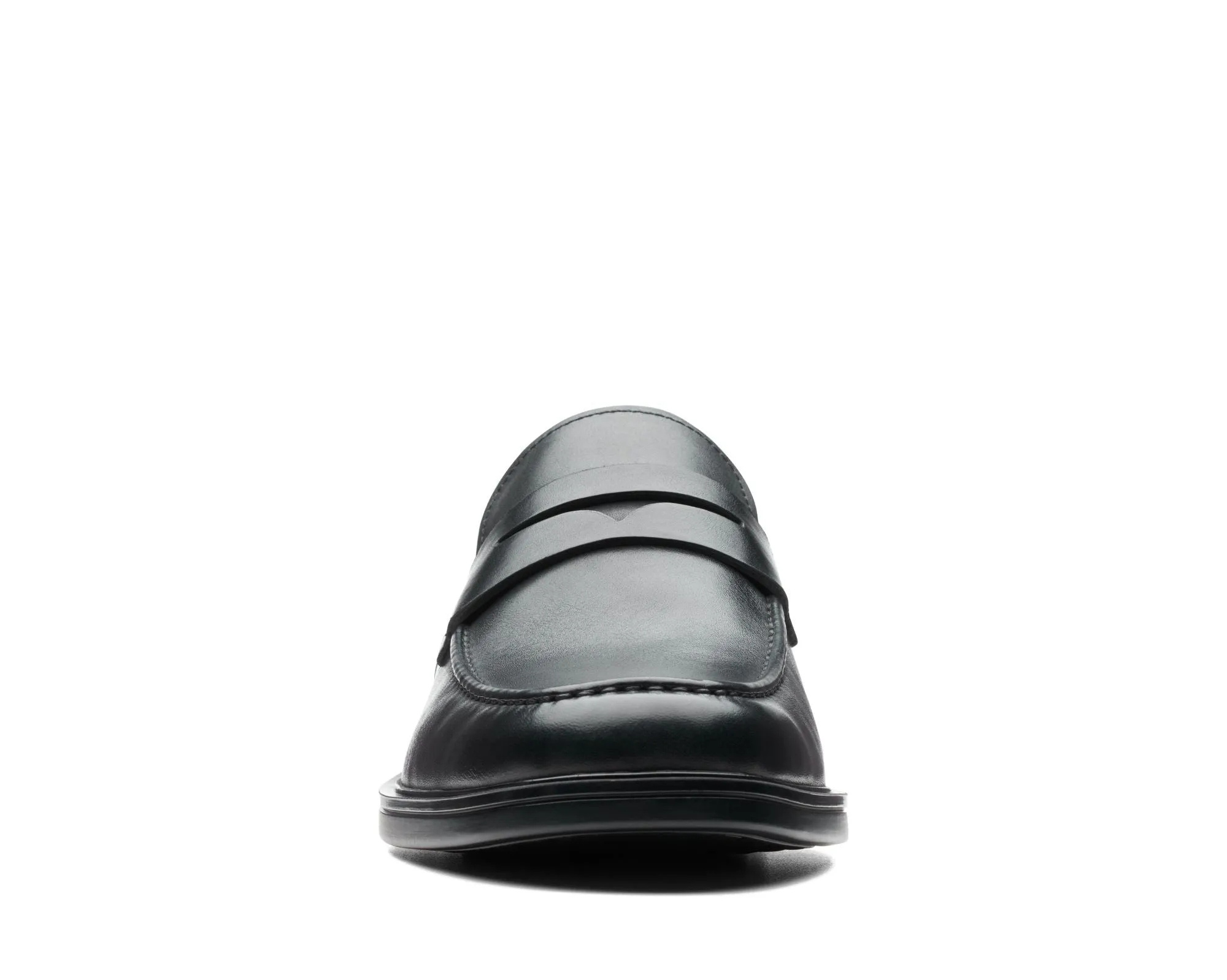 Clarks Un Aldric Step Black Leather