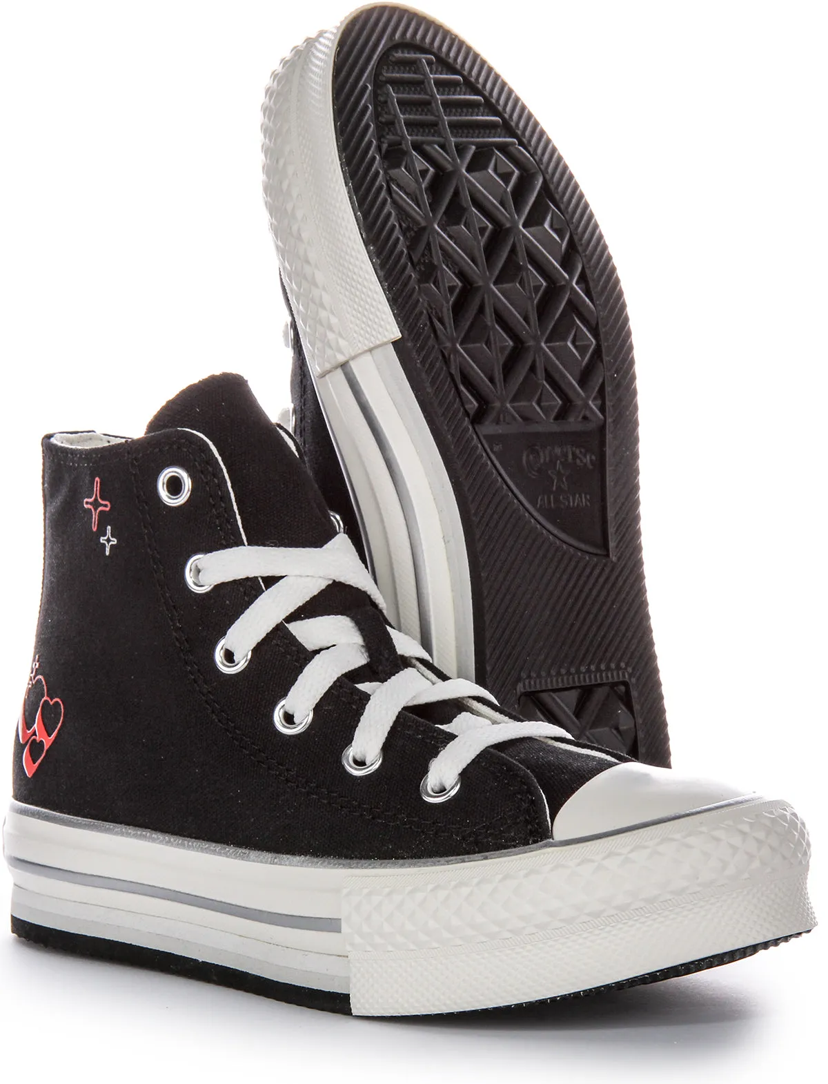 Converse All Star Kids Palftorm Y2K A09122C In Black Red For Kids