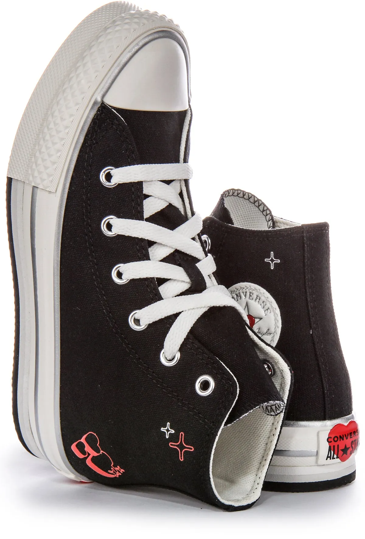 Converse All Star Kids Palftorm Y2K A09122C In Black Red For Kids