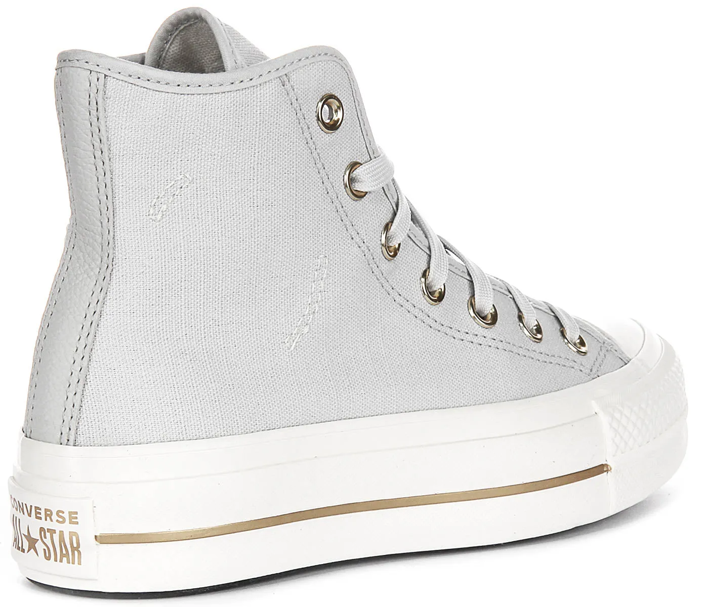 Converse All Star Lift Hi A08237C In Light Grey