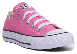 Converse All Star Low Trainer In Pink For Women