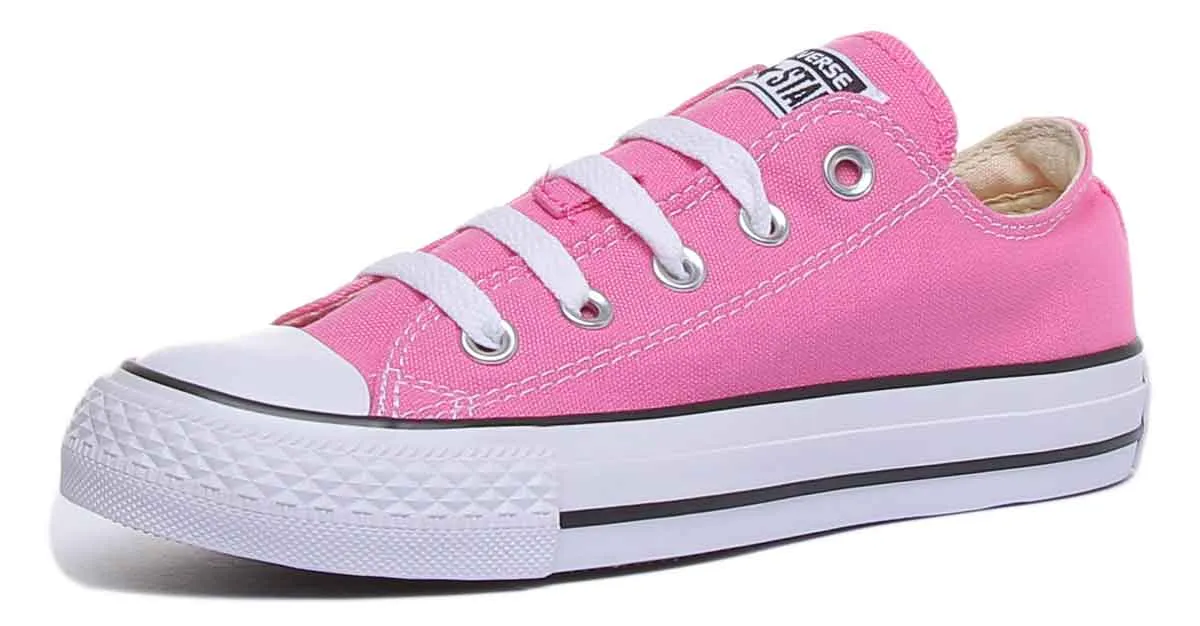 Converse All Star Low Trainer In Pink For Women