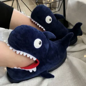 Cute Cartoon Animal Slippers - Shark, Dino, Whale or Crocodile