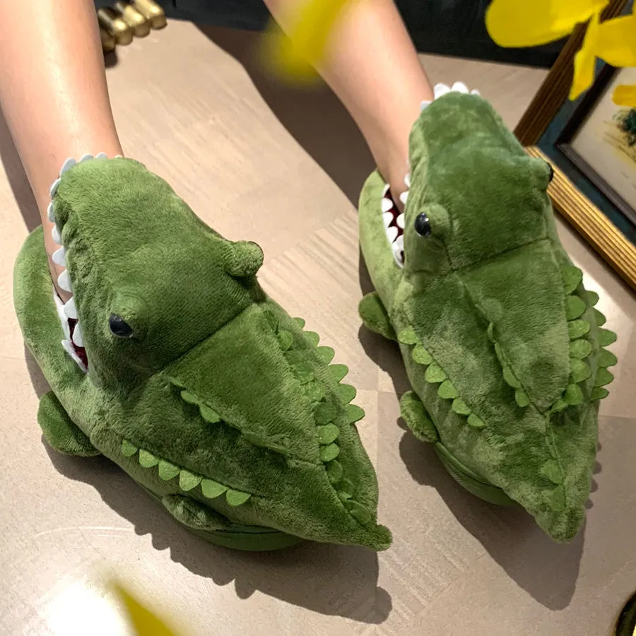 Cute Cartoon Animal Slippers - Shark, Dino, Whale or Crocodile