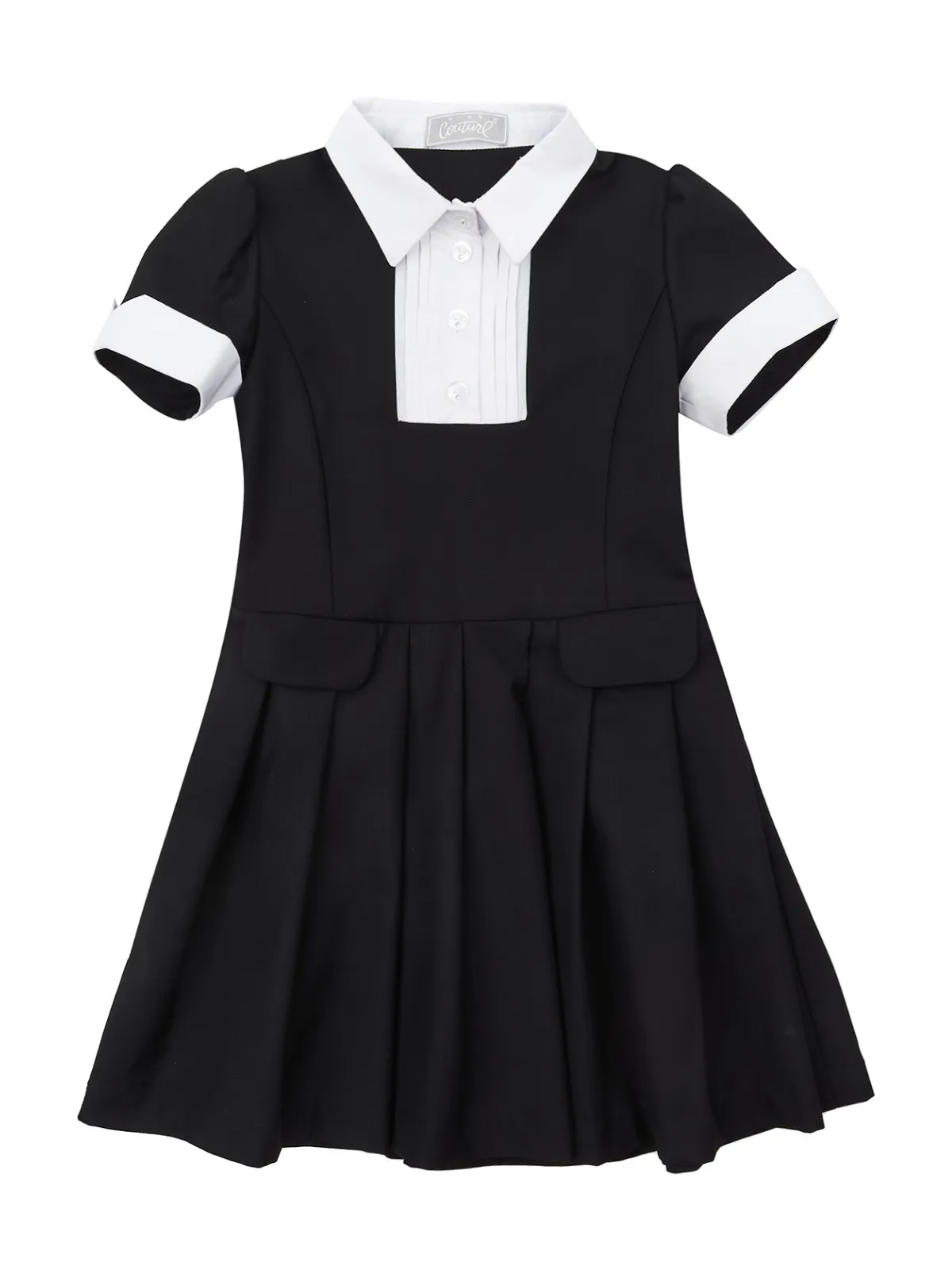 Girls Spooky Wednesday Uniform Halloween Costume