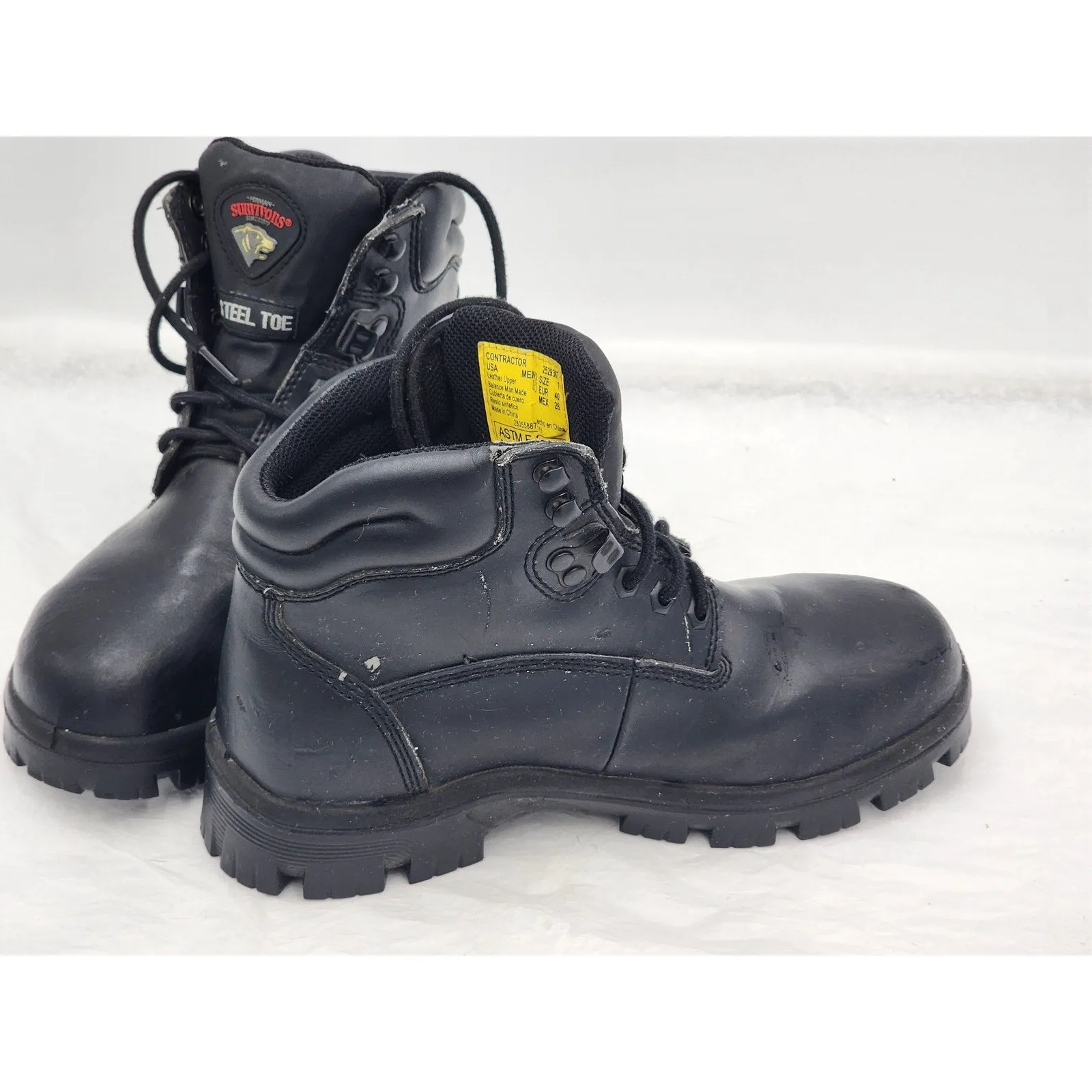 Herman Survivors Boots Mens 7 Steel Toe Waterproof Contractor Industrial 2529367