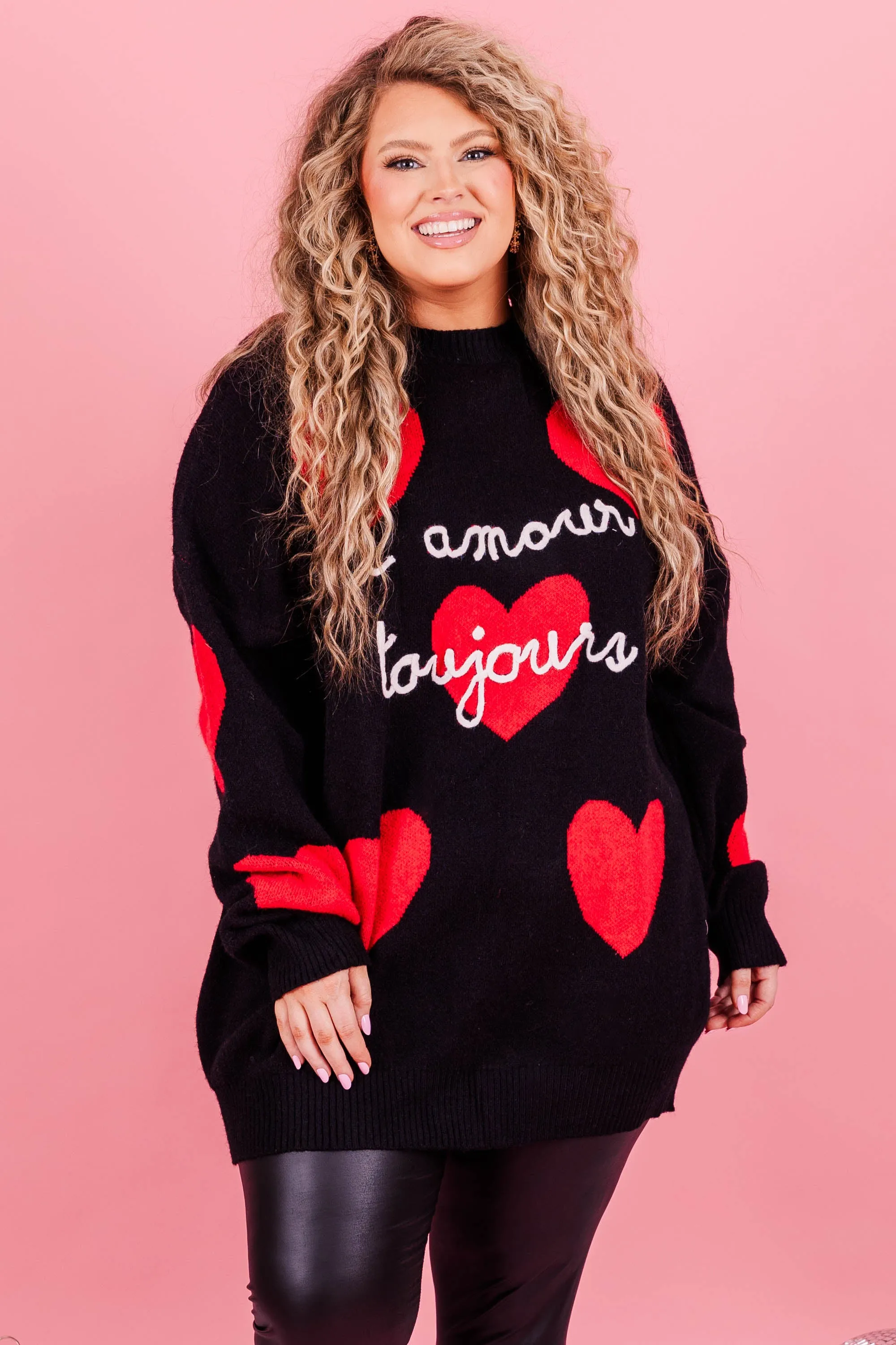 L'amour Sweater, Black