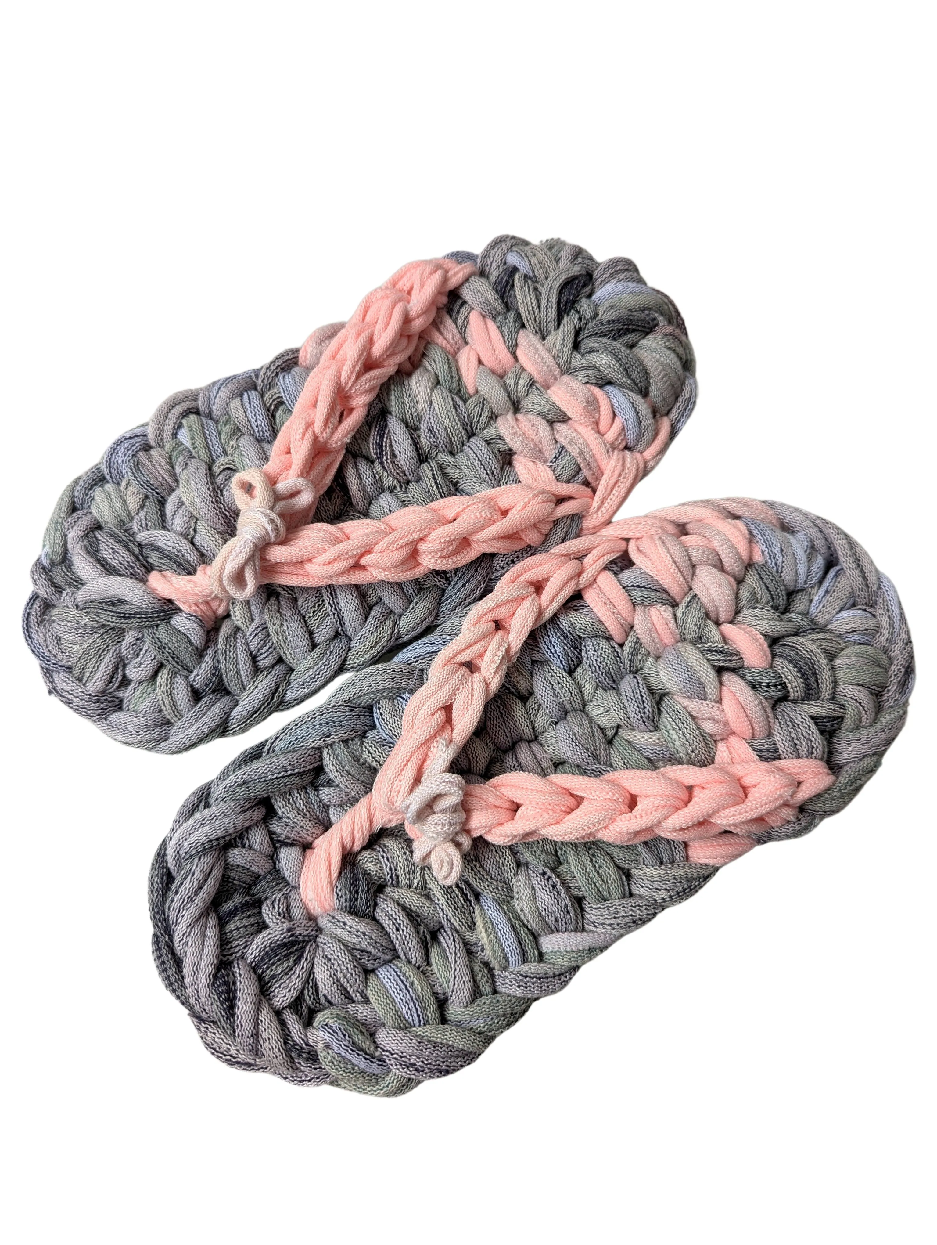 Large | Knit Up-cycle ZOURI Slippers 2024SS [Large]