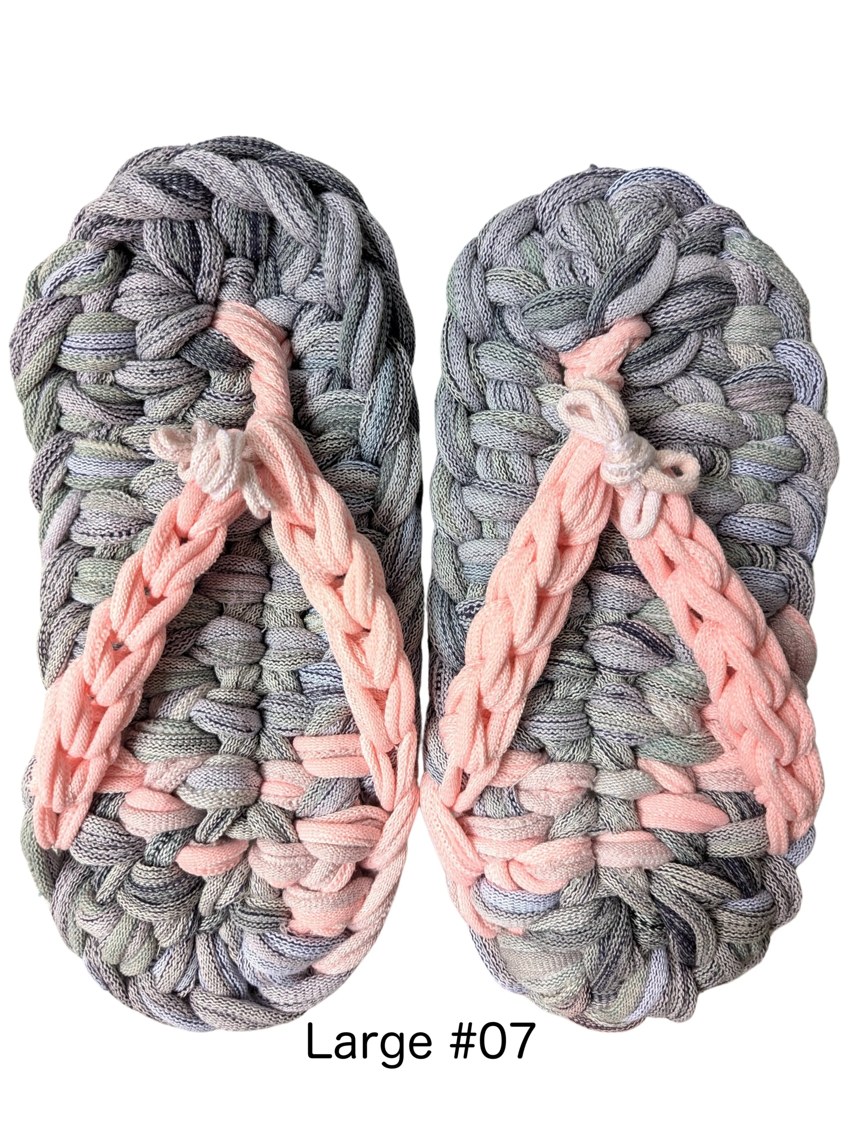 Large | Knit Up-cycle ZOURI Slippers 2024SS [Large]