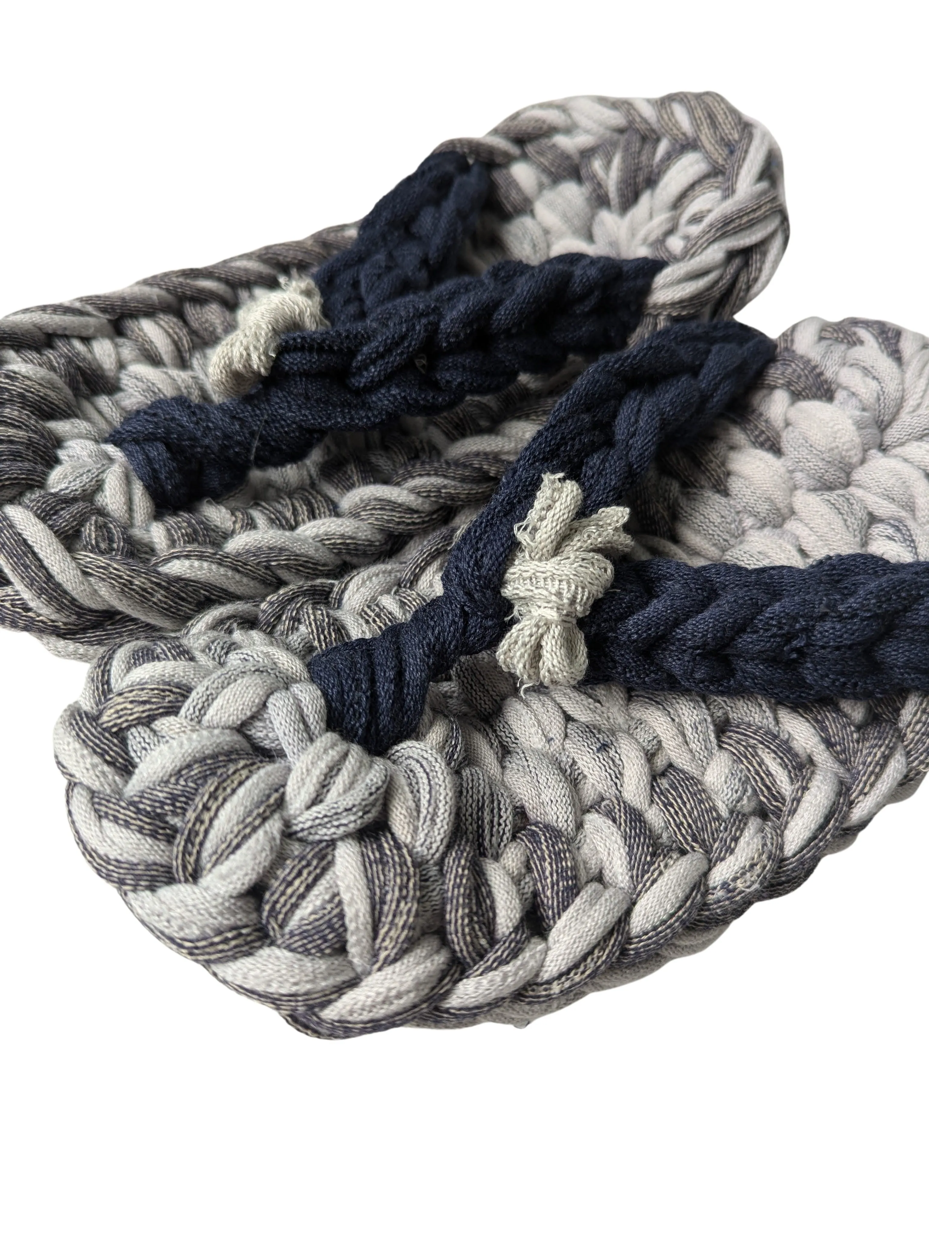 Large | Knit Up-cycle ZOURI Slippers 2024SS [Large]