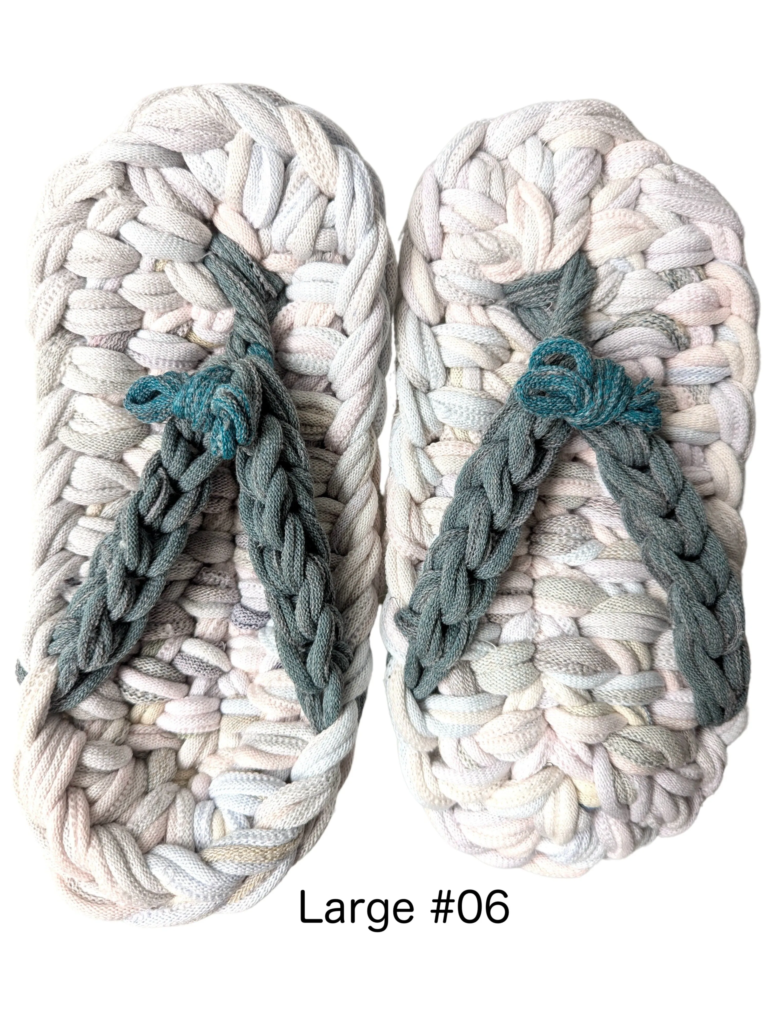 Large | Knit Up-cycle ZOURI Slippers 2024SS [Large]