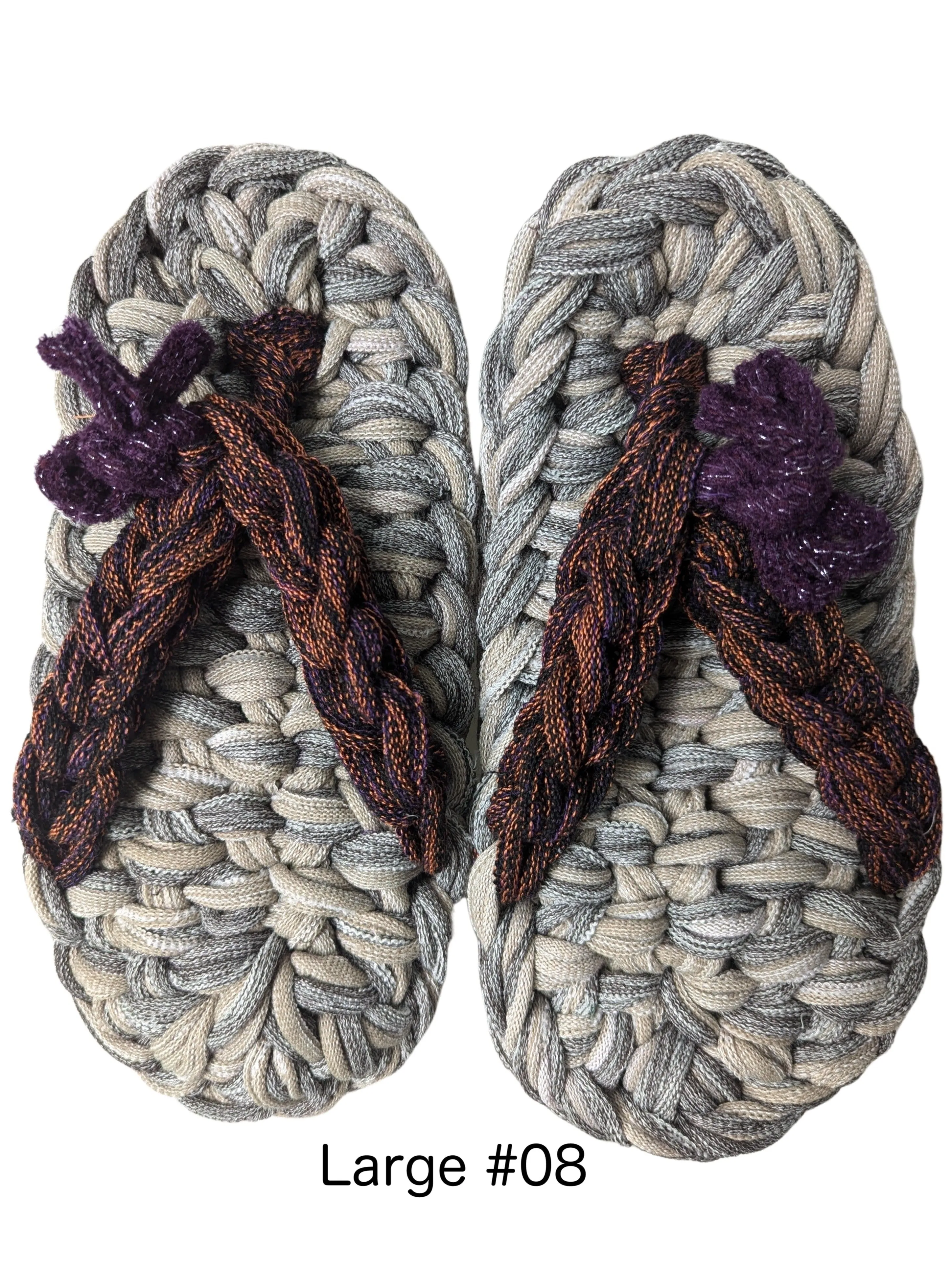 Large | Knit Up-cycle ZOURI Slippers 2024SS [Large]