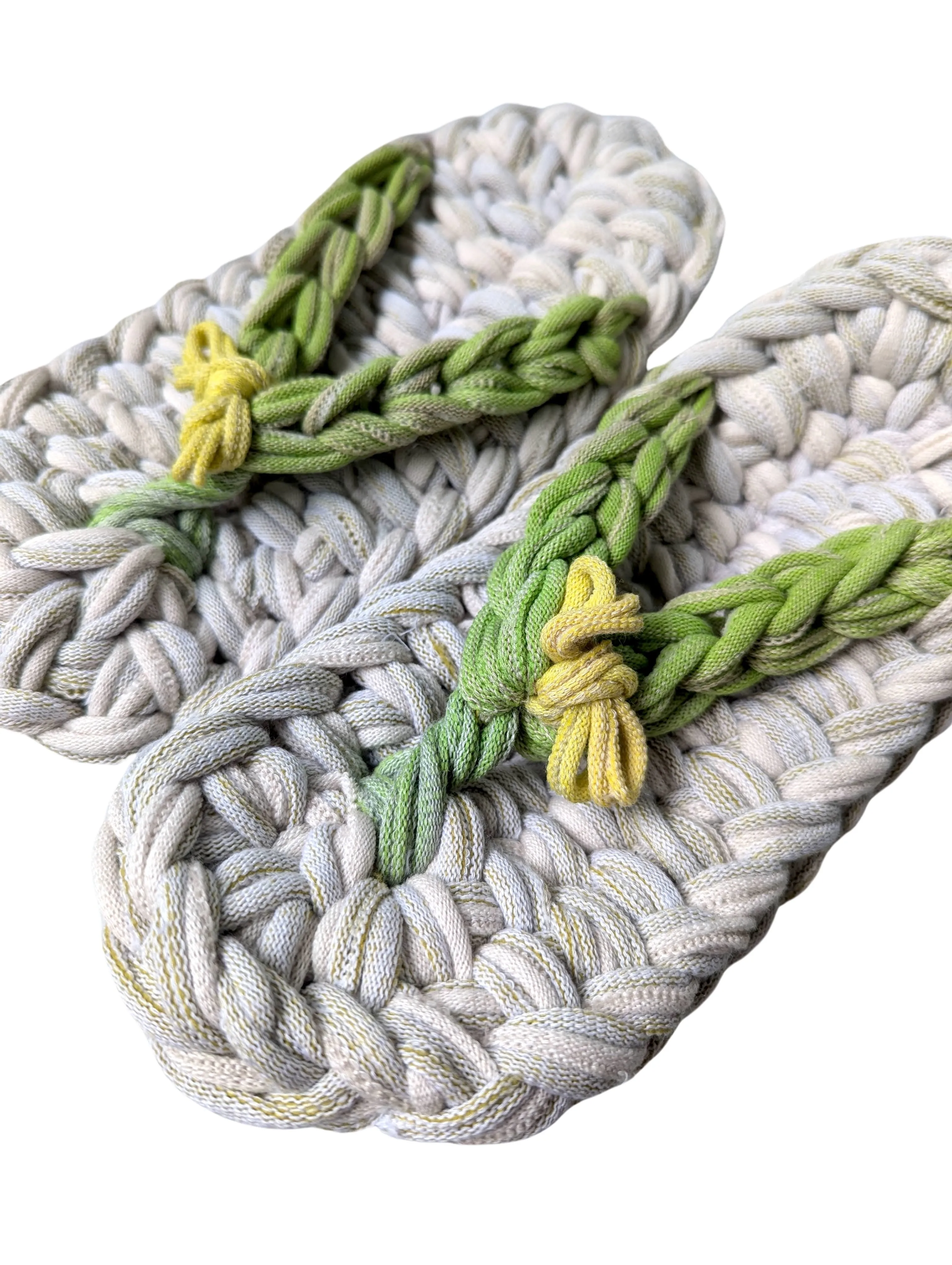 Large | Knit Up-cycle ZOURI Slippers 2024SS [Large]