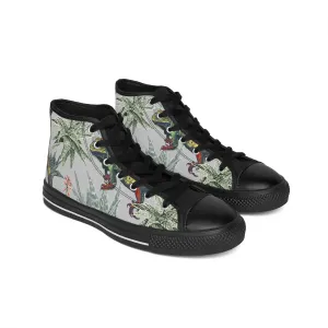 Lizard and Leaves Women's Classic Sneakers