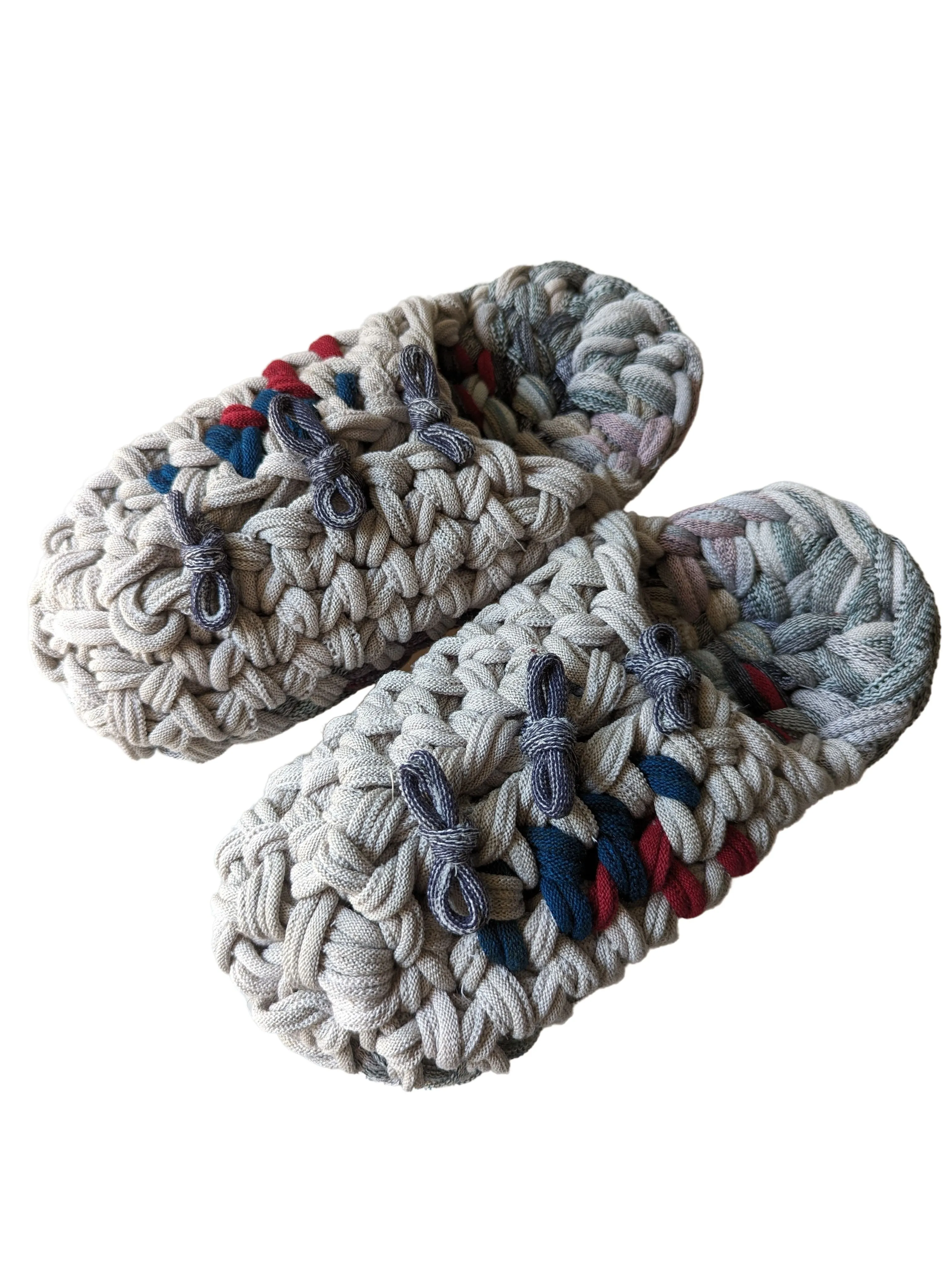 Medium | Knit up-cycle slippers 2023-M07 [Medium]