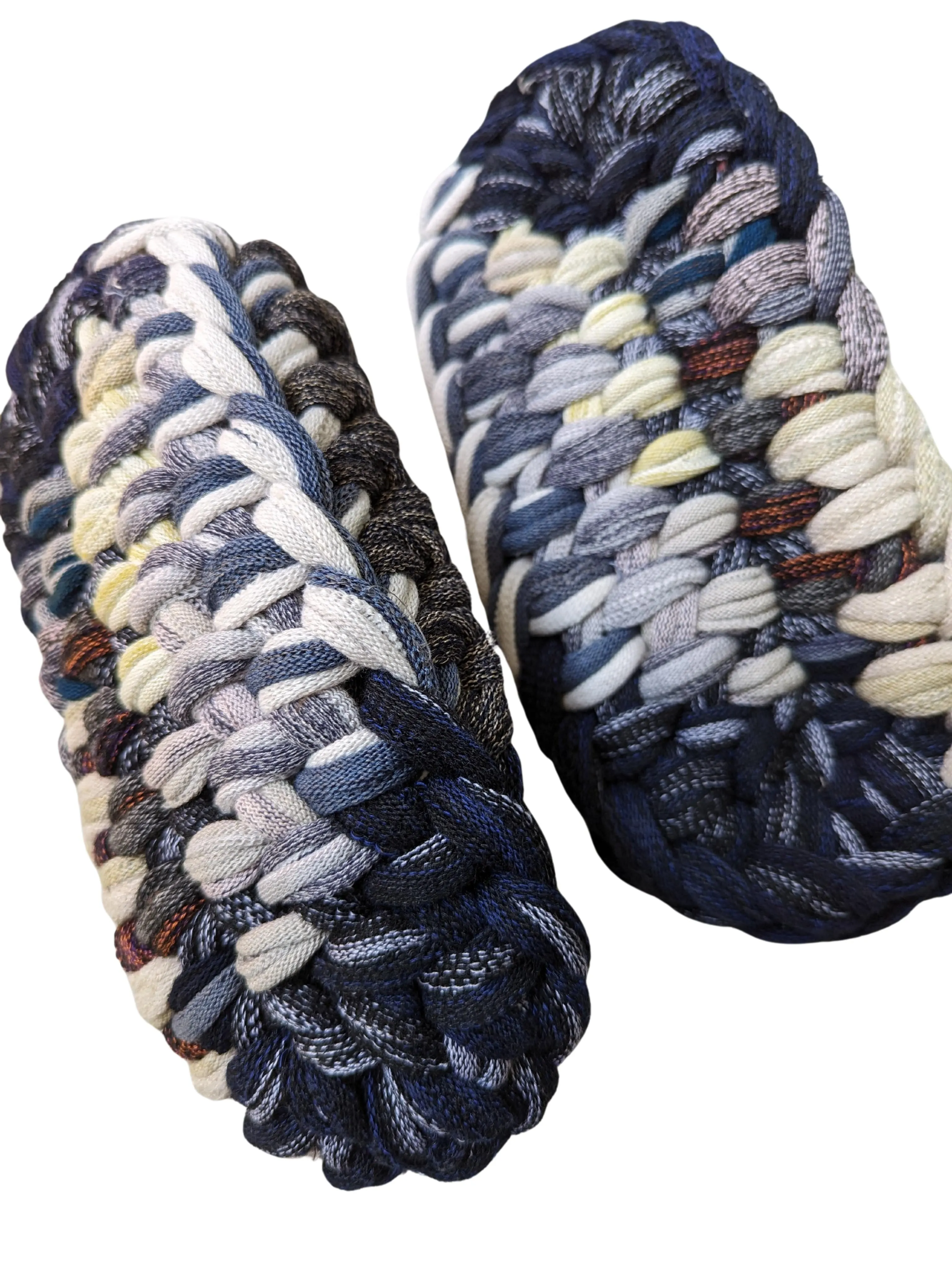 Medium | Knit up-cycle slippers 2024-M57 [Medium]