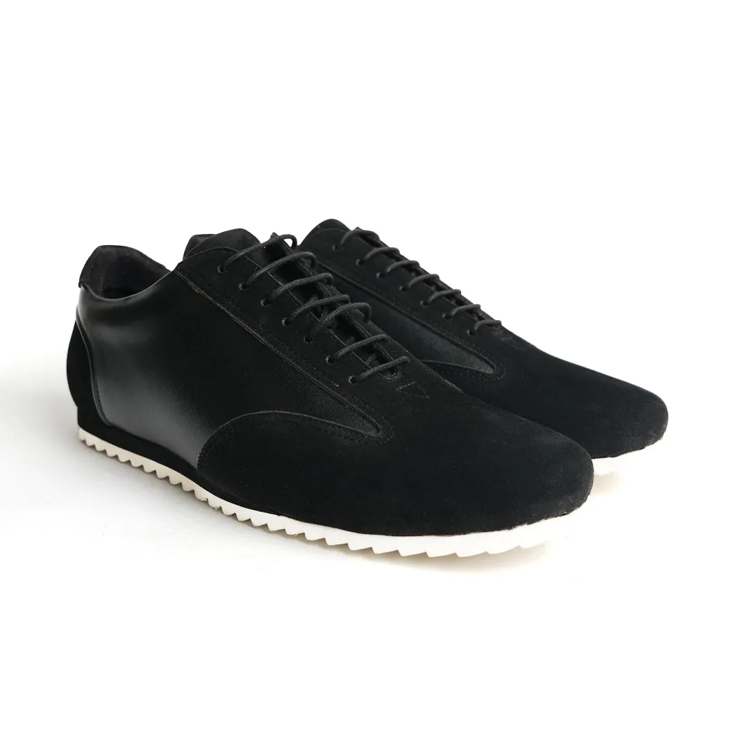 Monkstory Black Dual-Tone Smart Sneakers