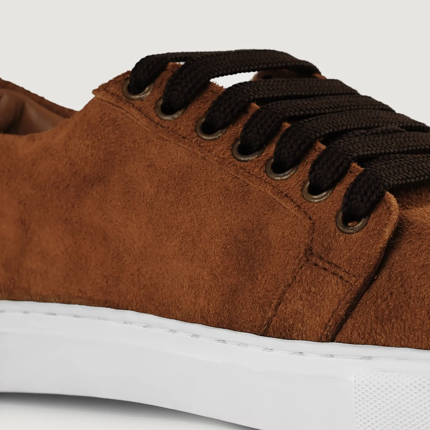 Murphy Low Top Brown Suede Sneakers