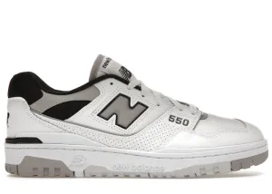 New Balance 550 White Concrete Black