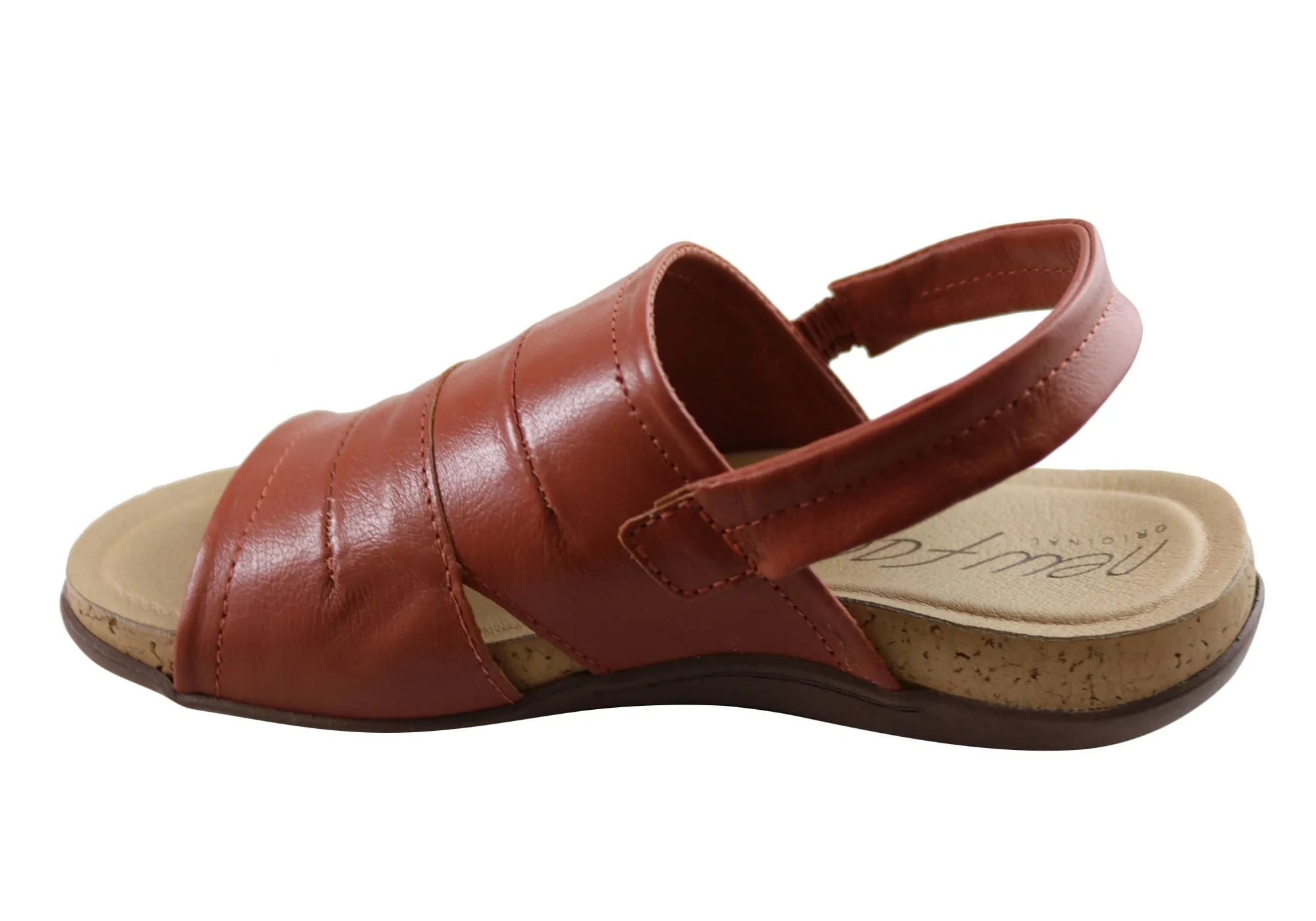 New Face Habour Womens Comfortable Leather Sandals Made In Brazil