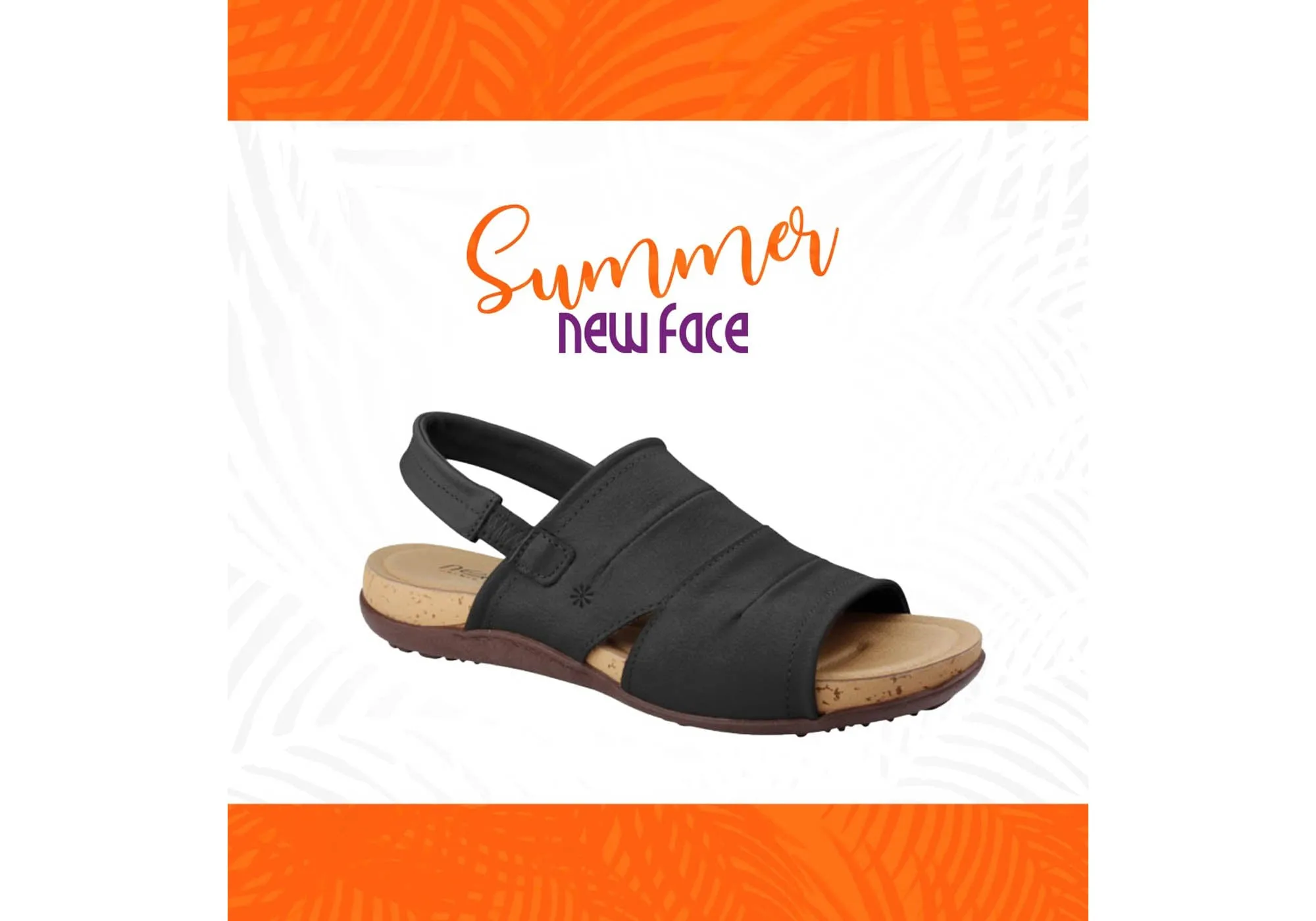 New Face Habour Womens Comfortable Leather Sandals Made In Brazil