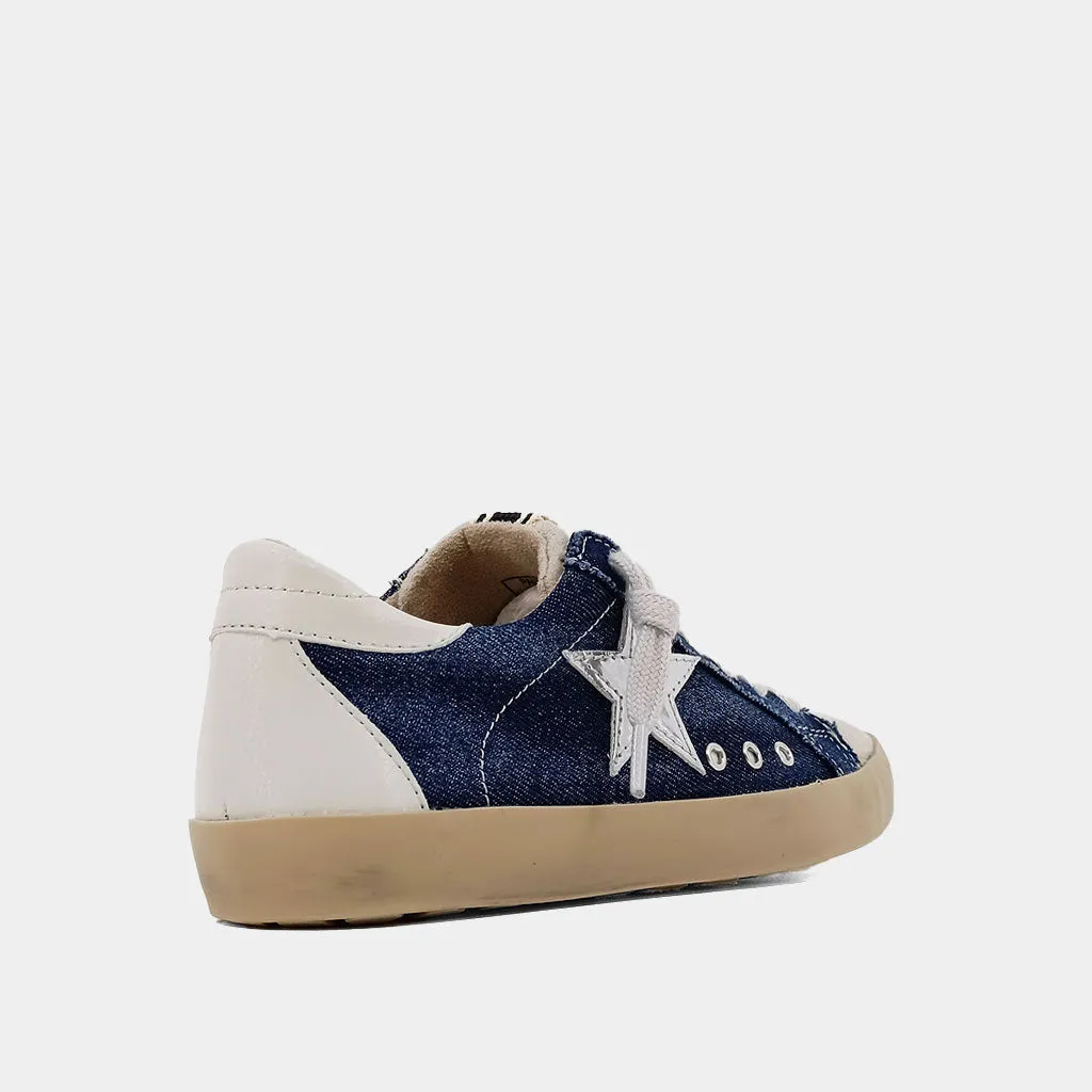 Paula Dark Denim Sneakers by ShuShop