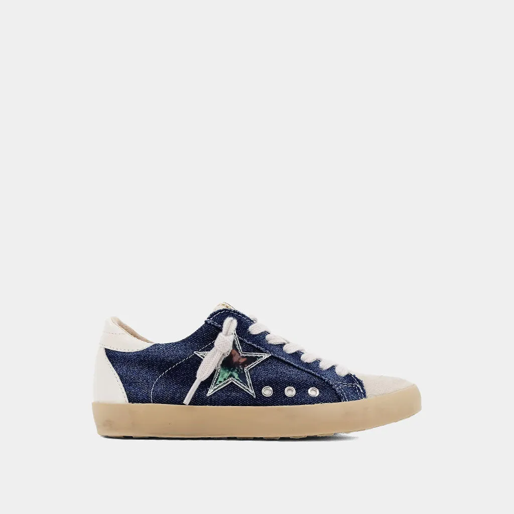 Paula Dark Denim Sneakers by ShuShop