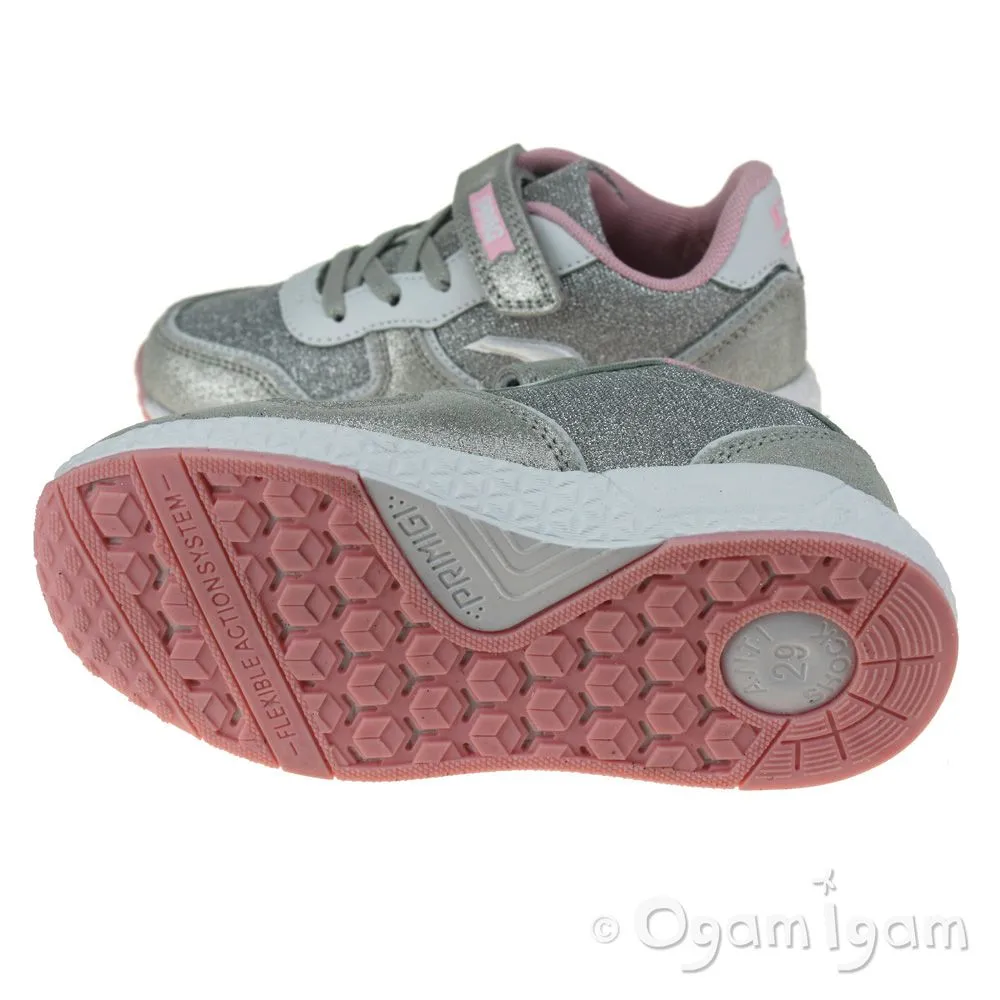 Primigi 7453400 Girls Silver Trainer