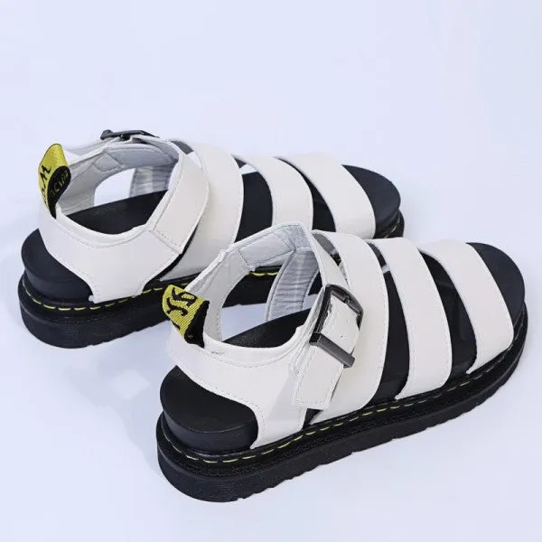 Purpdrank - White Casual Patchwork Solid Color Round Comfortable Out Door Shoes