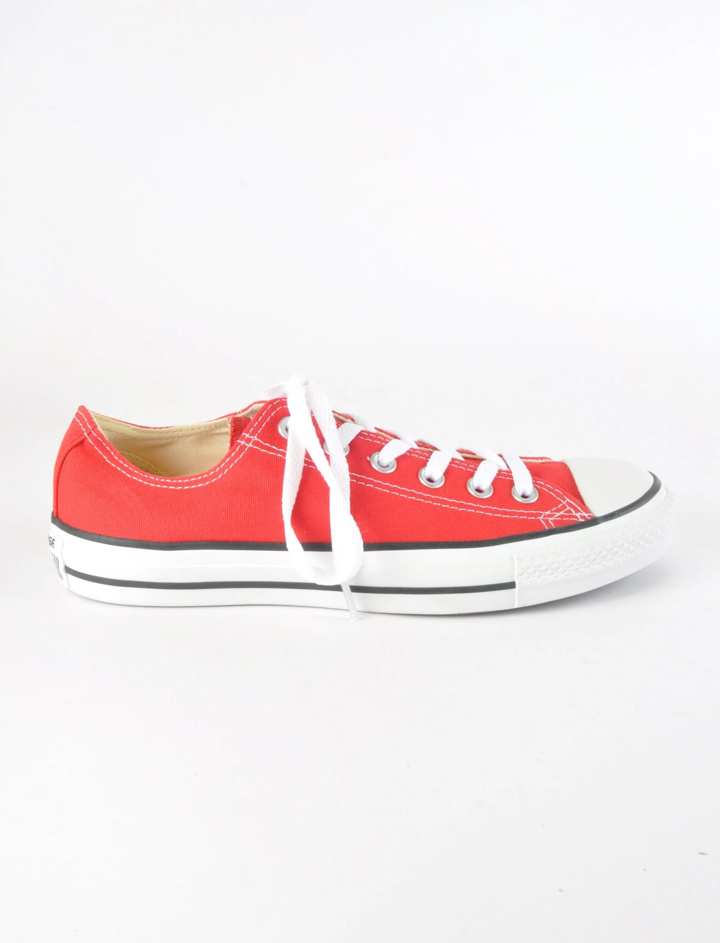 Red Classic Low Converse - New But Imperfect