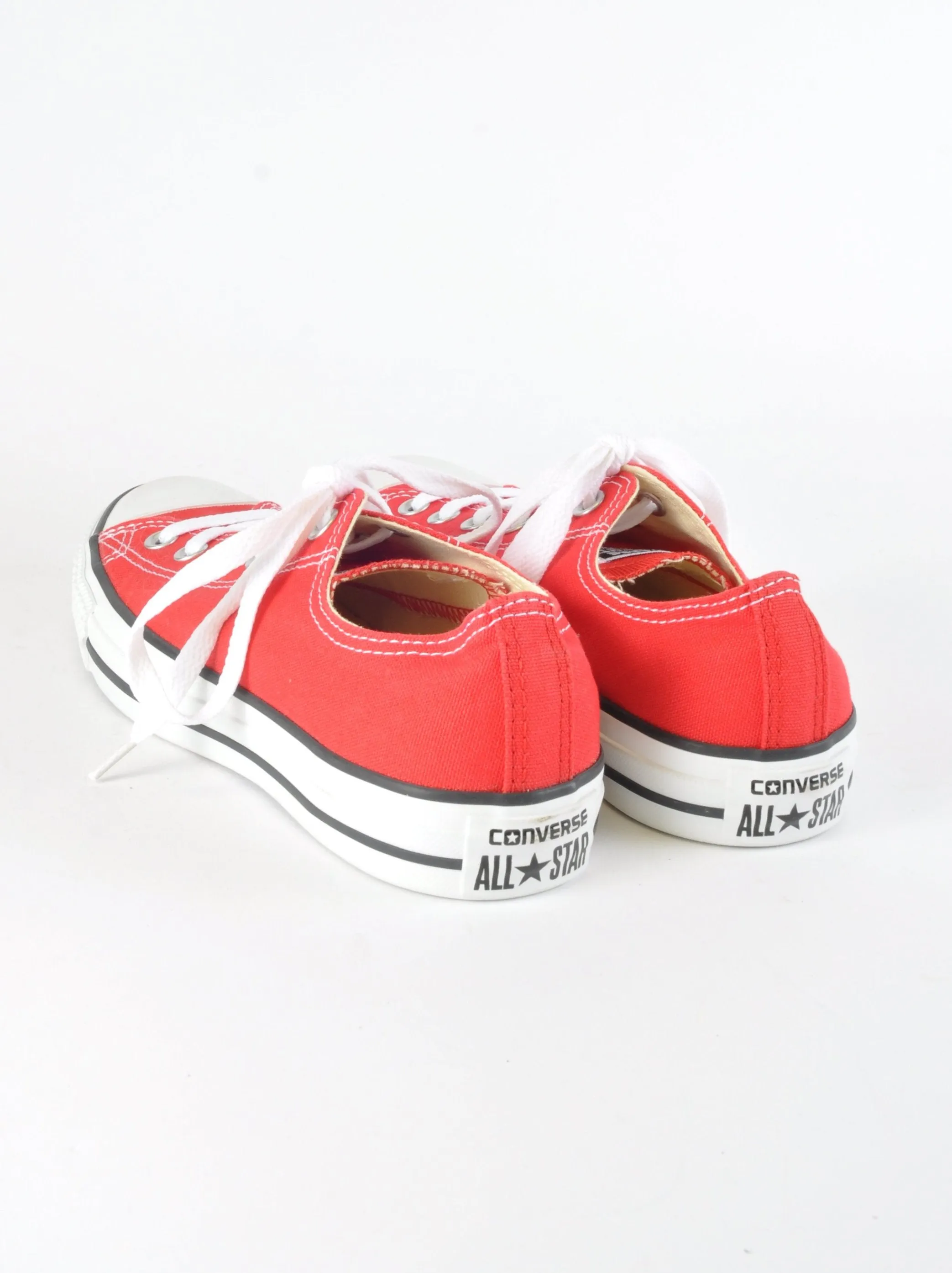 Red Classic Low Converse - New But Imperfect