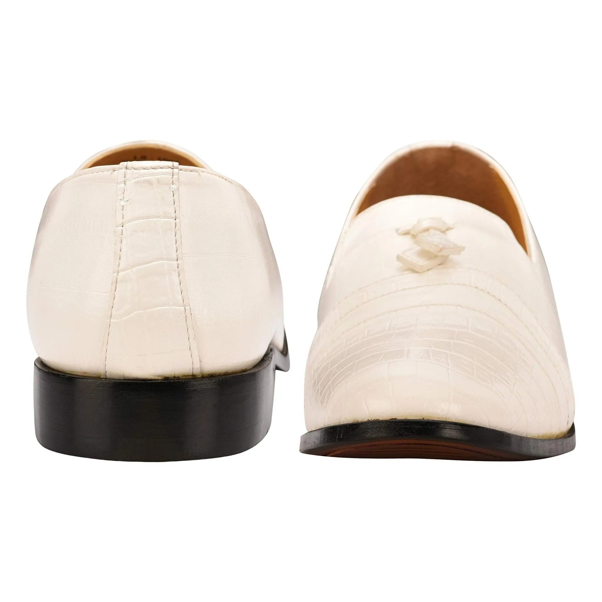 Reno Genuine Leather Slip-on Tassels Shoes for Men