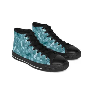 Sea Life Seahorses Women's Classic Sneakers