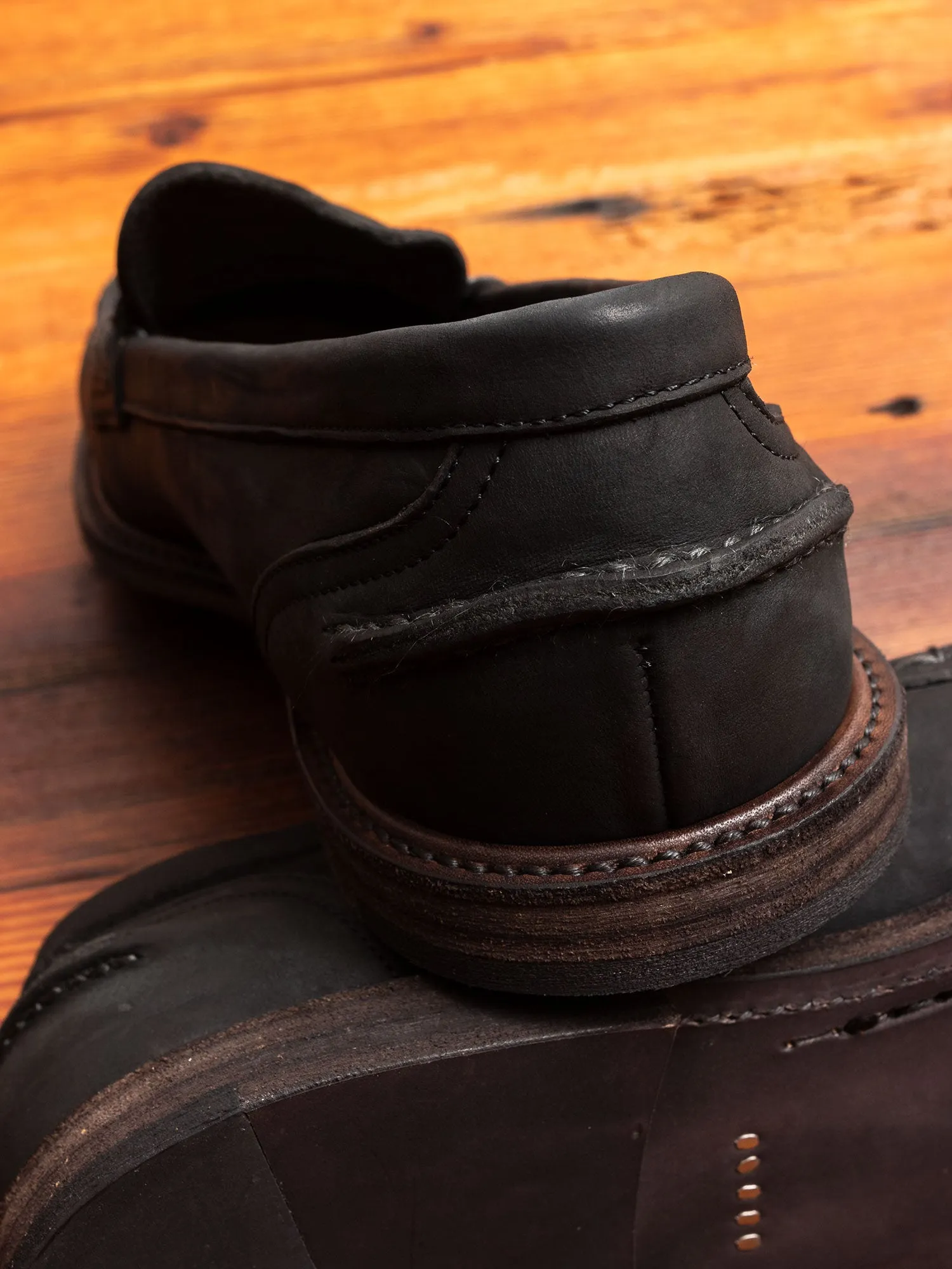 Slouchy Loafers in Black