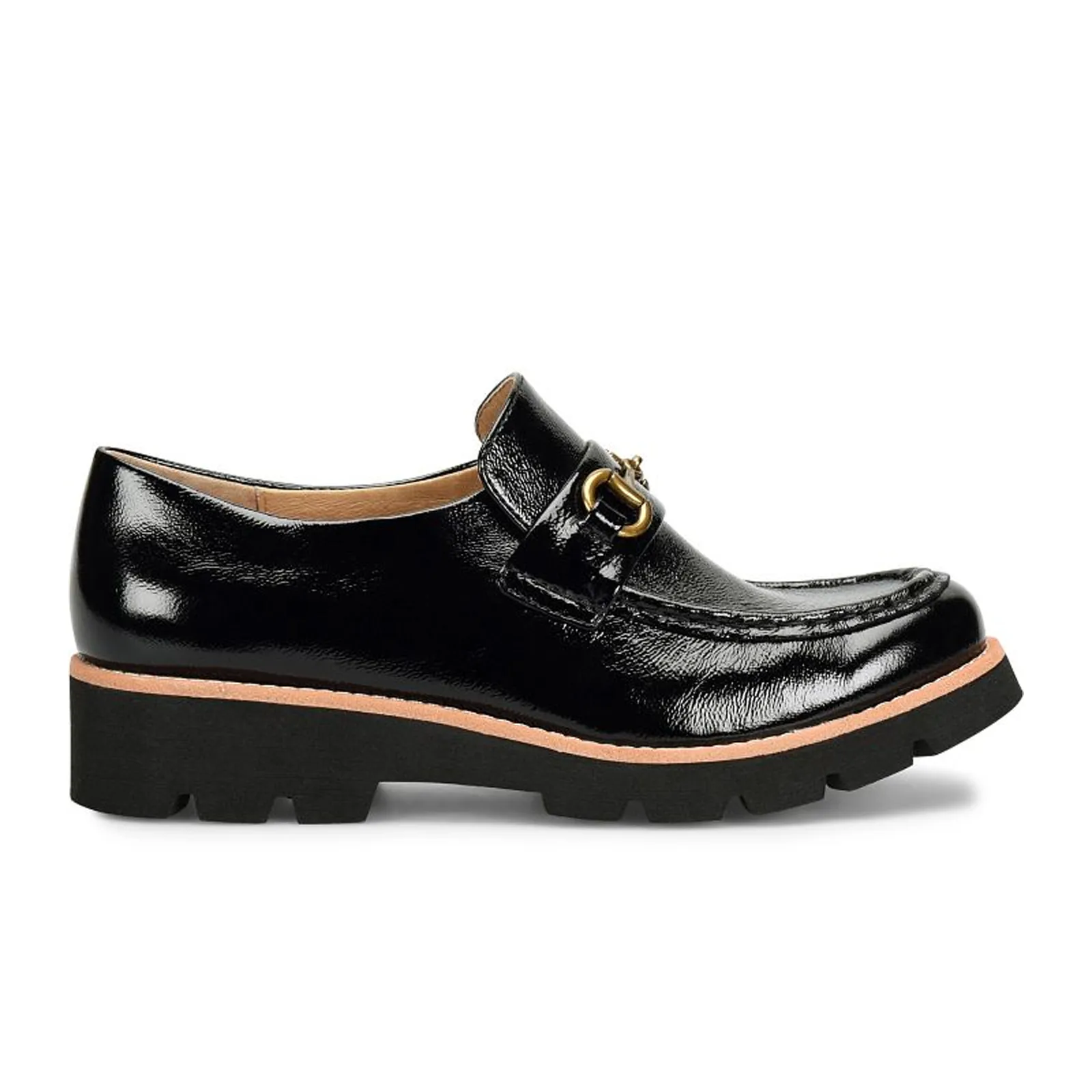 Sofft Prewitt Loafer (Women) - Black Patent