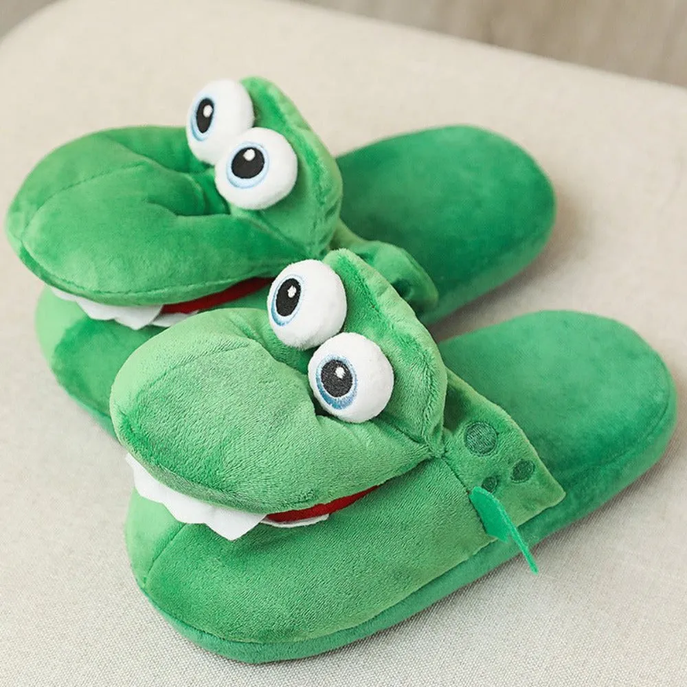 Soft & Warm Crocodile Indoor Slippers