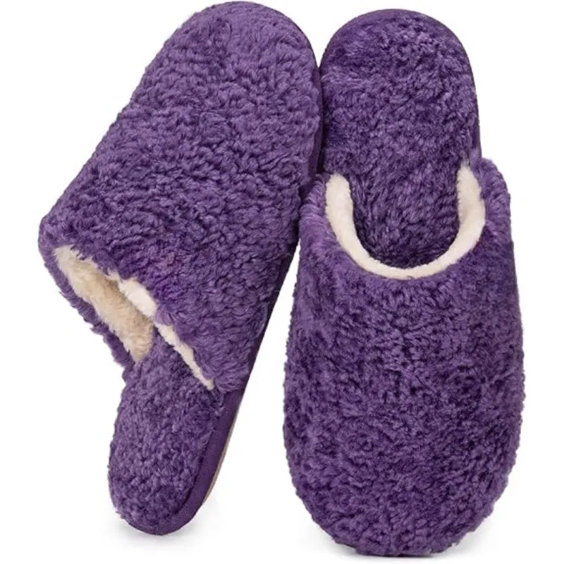 Soft And Warm Slip On Comfort Slippers