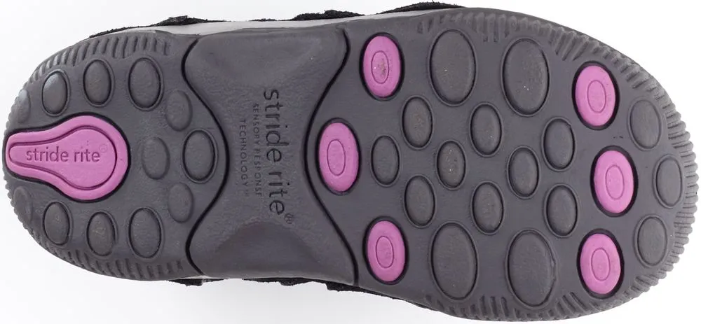 Stride Rite Black Sparkle SRT Zoe Shoe