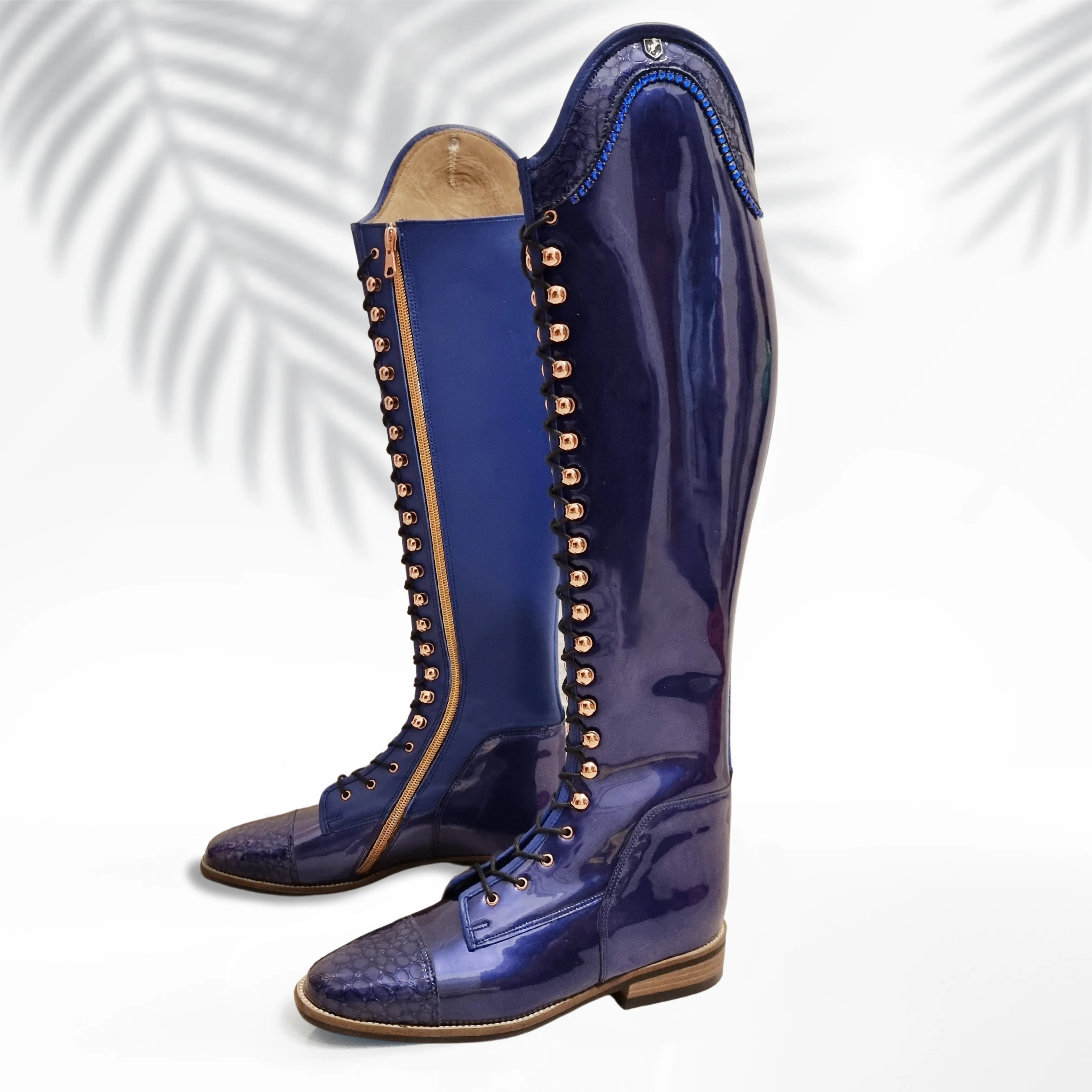 Tall Boot Hurlingham "Indigo Gloss"