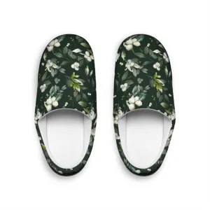 Women's Indoor Slippers - Christmas Mistletoe Botanicals Collection