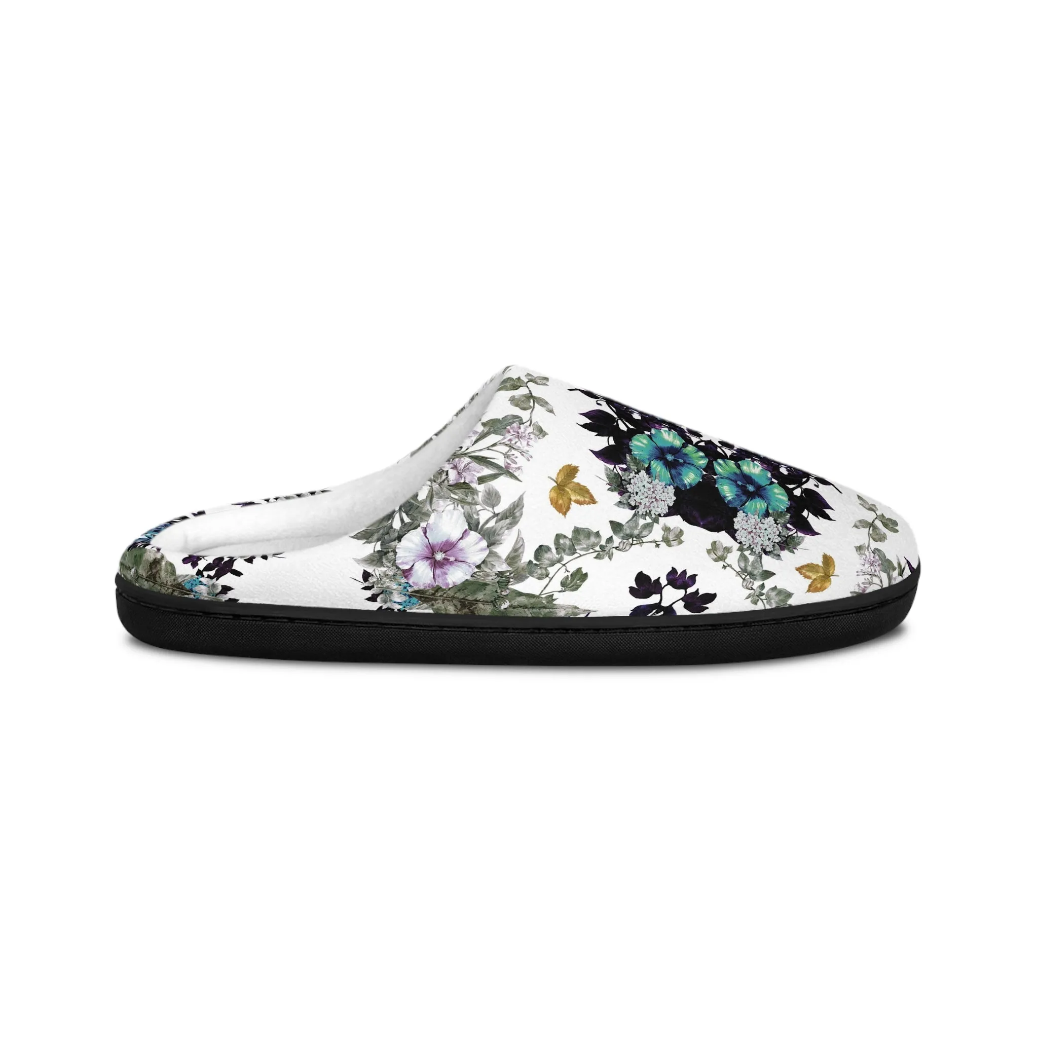 Women's Indoor Slippers - Hibiscus Light Botanicals Collection (Kaleidoscope)