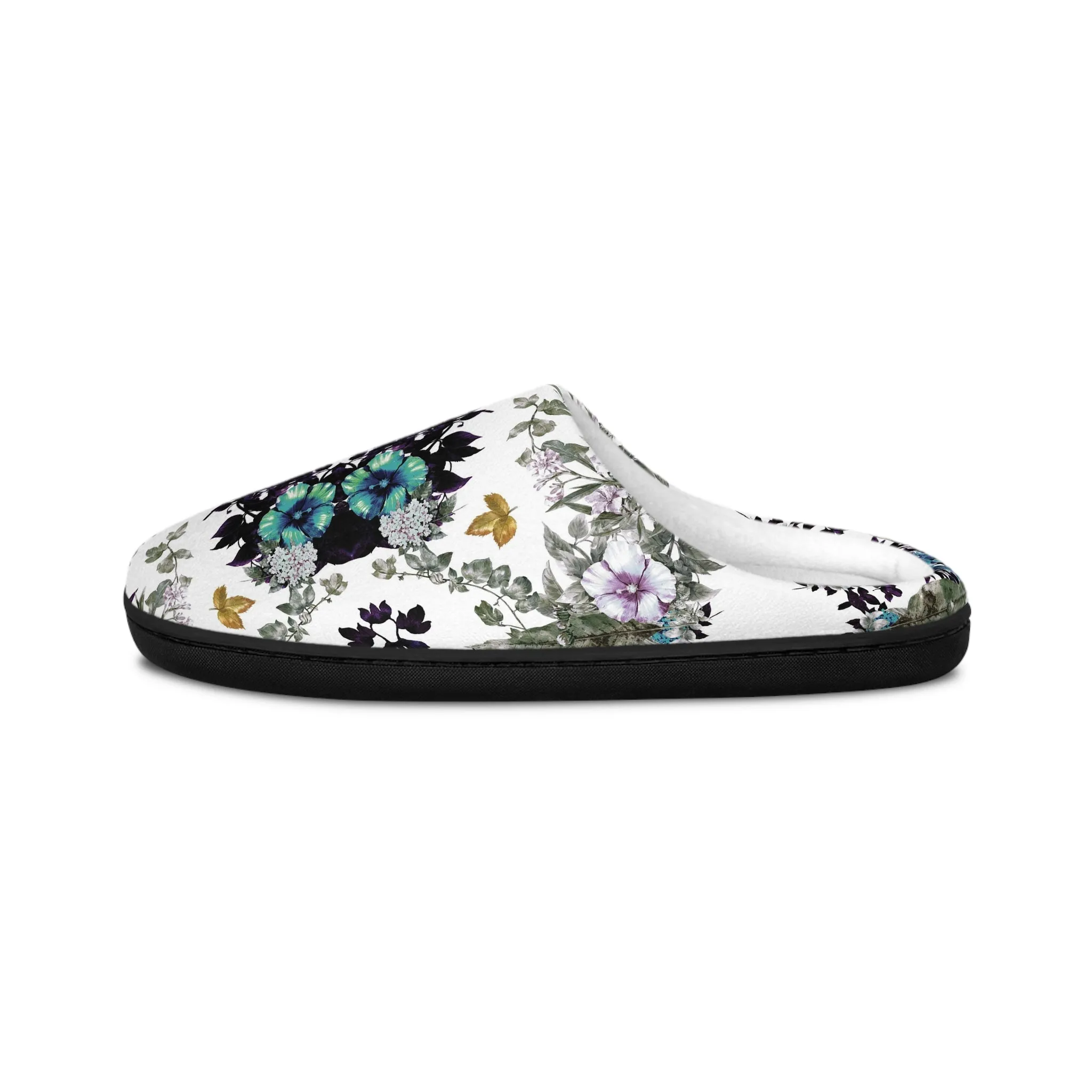 Women's Indoor Slippers - Hibiscus Light Botanicals Collection (Kaleidoscope)