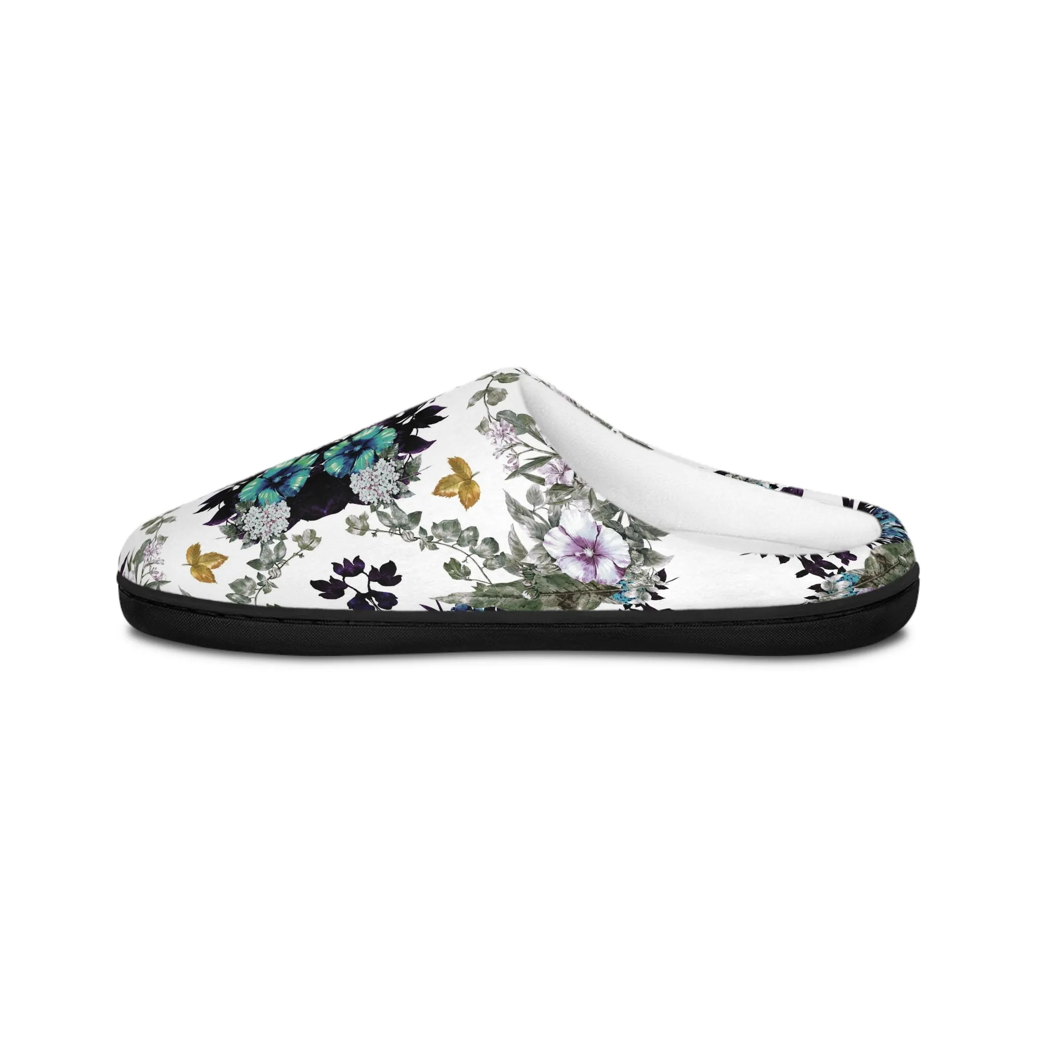 Women's Indoor Slippers - Hibiscus Light Botanicals Collection (Kaleidoscope)