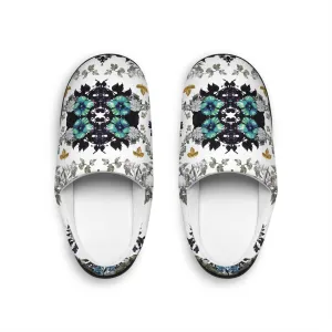 Women's Indoor Slippers - Hibiscus Light Botanicals Collection (Kaleidoscope)