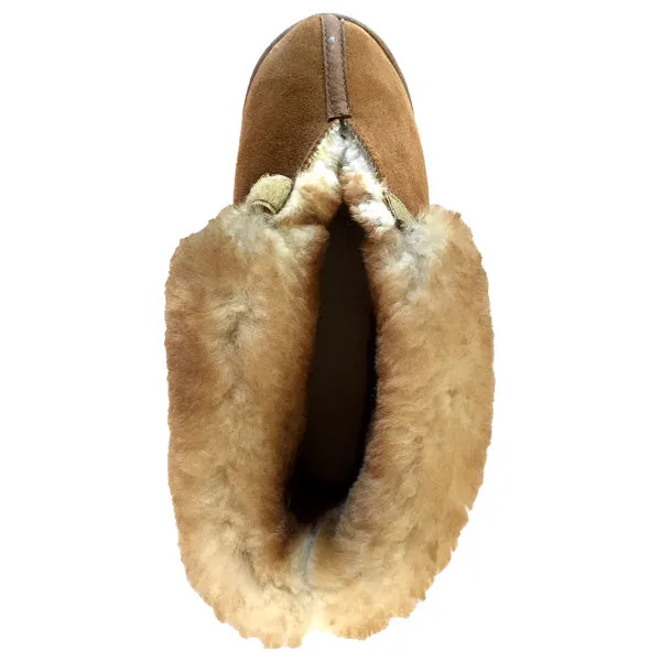 Women's Sheepskin Velcro Cabin Slippers